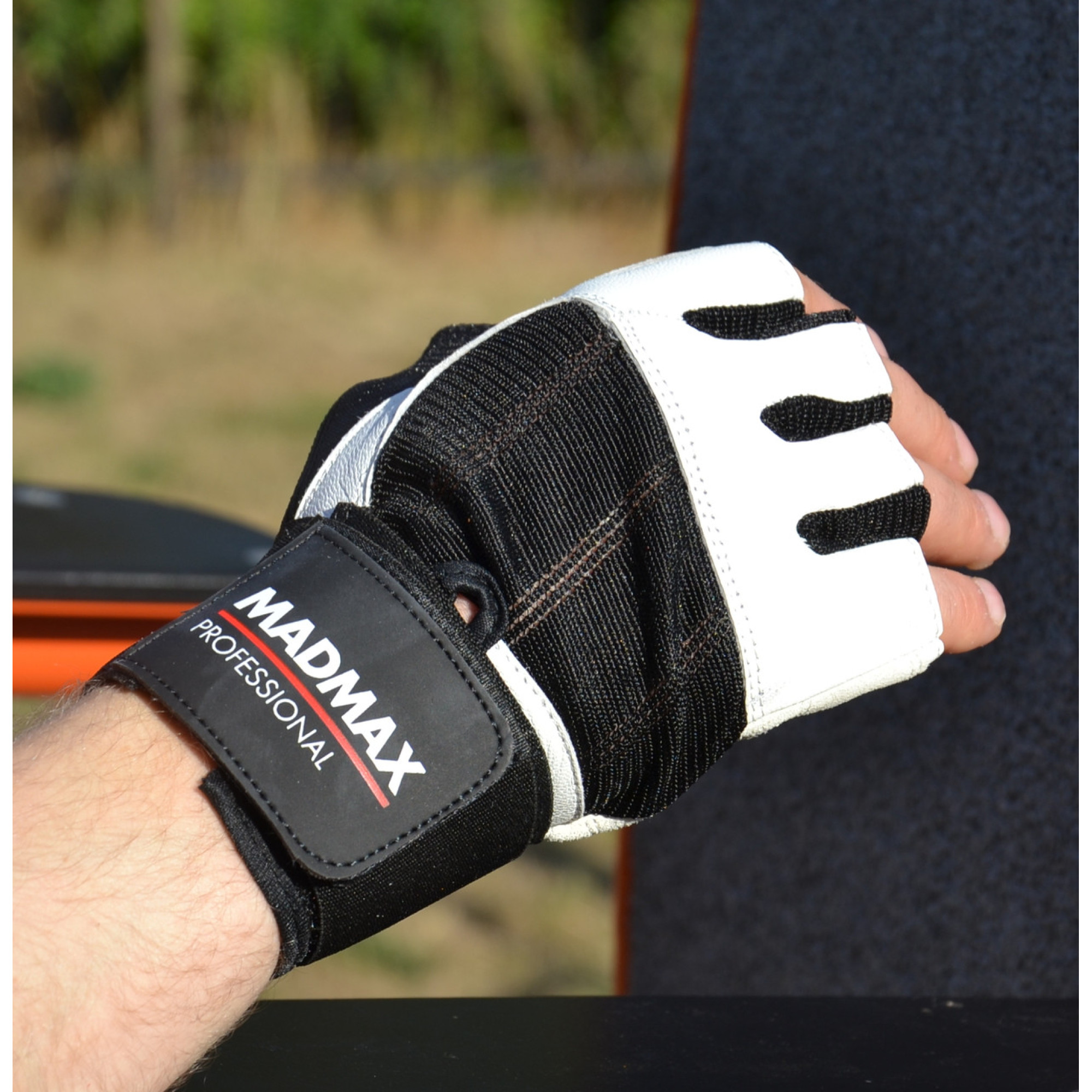 Рукавички для фітнесу MadMax MFG-269 Professional White S - 1 - Robinzon.ua