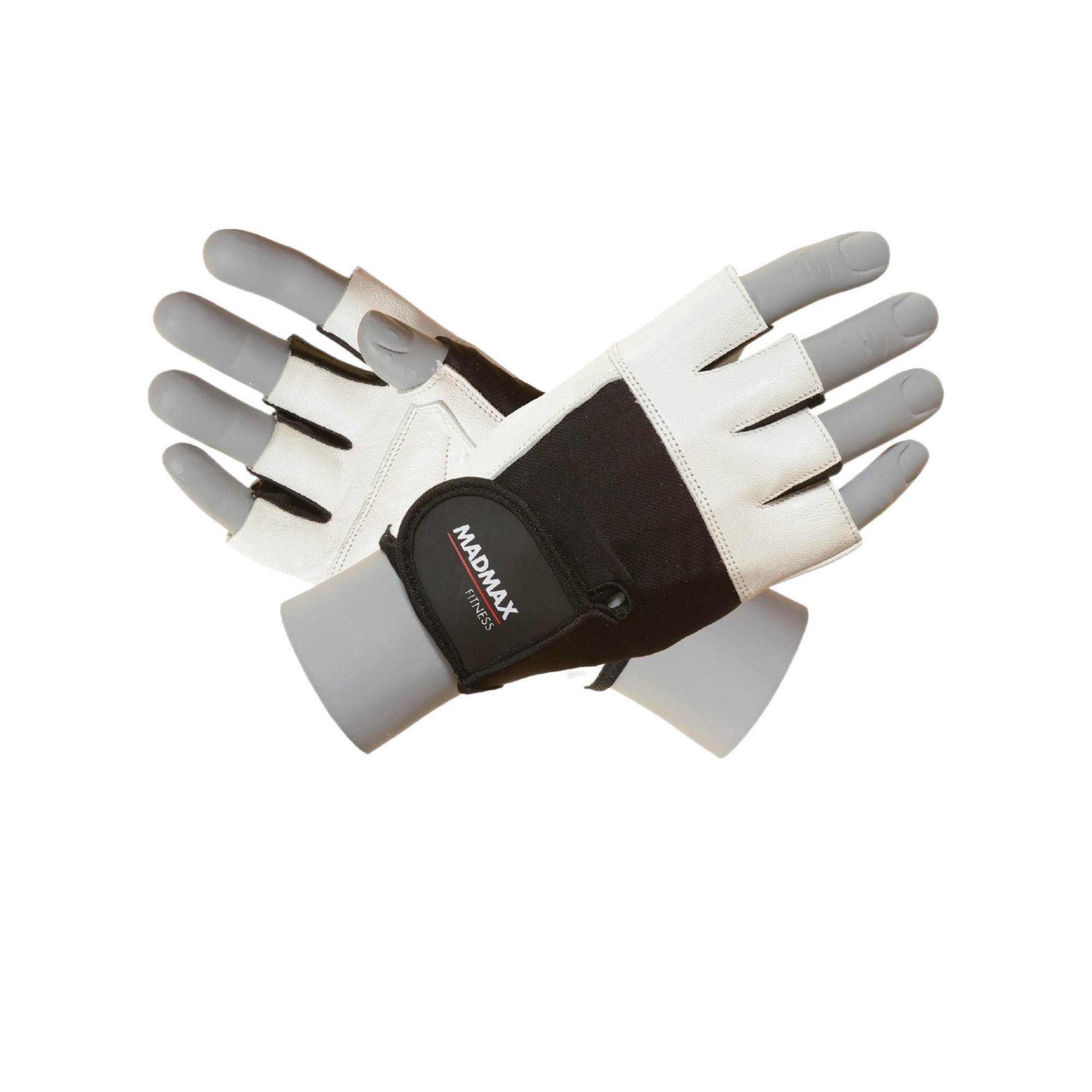 Рукавички для фітнесу та важкої атлетики MadMax MFG-444 Fitness White XXL - Robinzon.ua