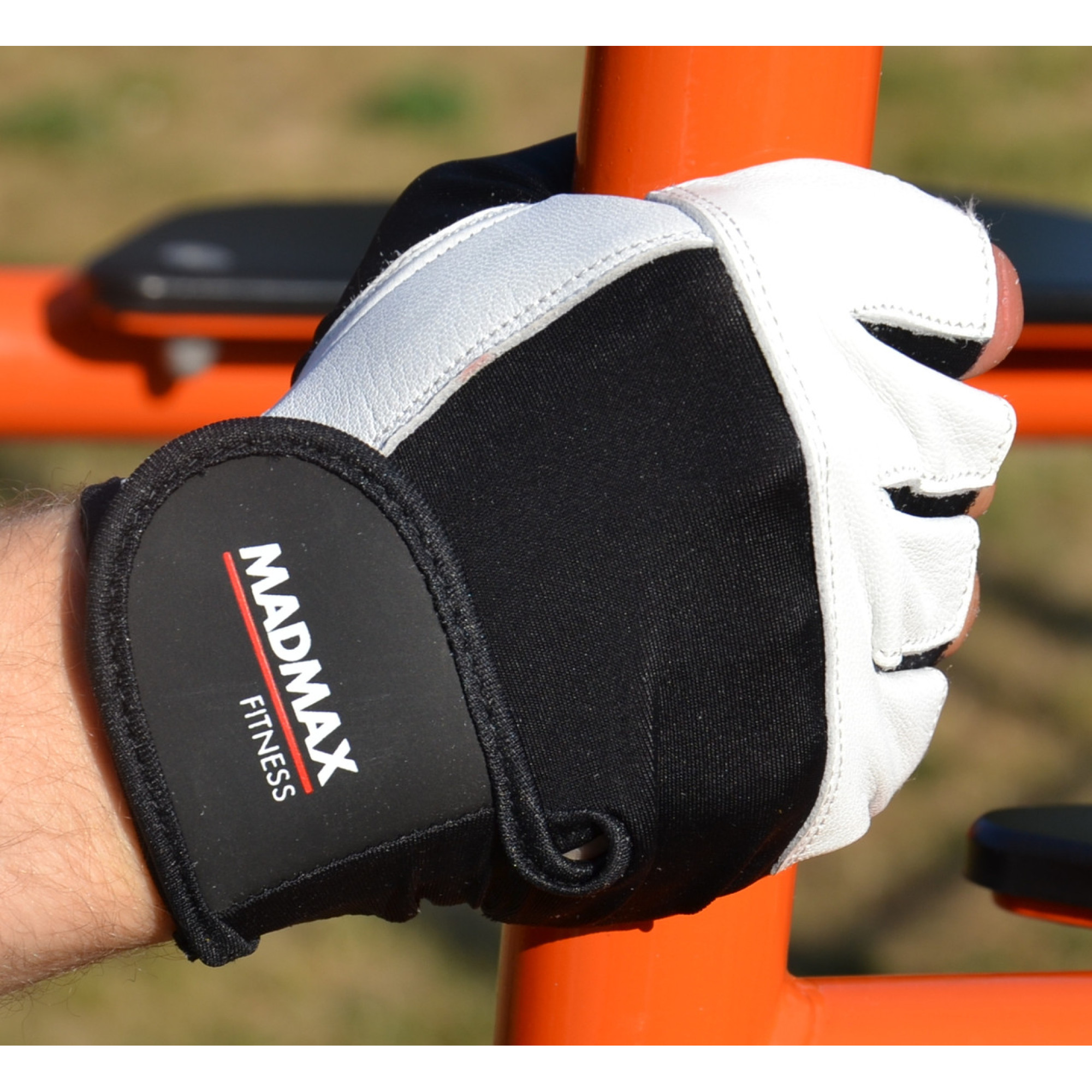 Перчатки для фитнеса и тяжелой атлетики MadMax MFG-444 Fitness White XXL - 4 - Robinzon.ua