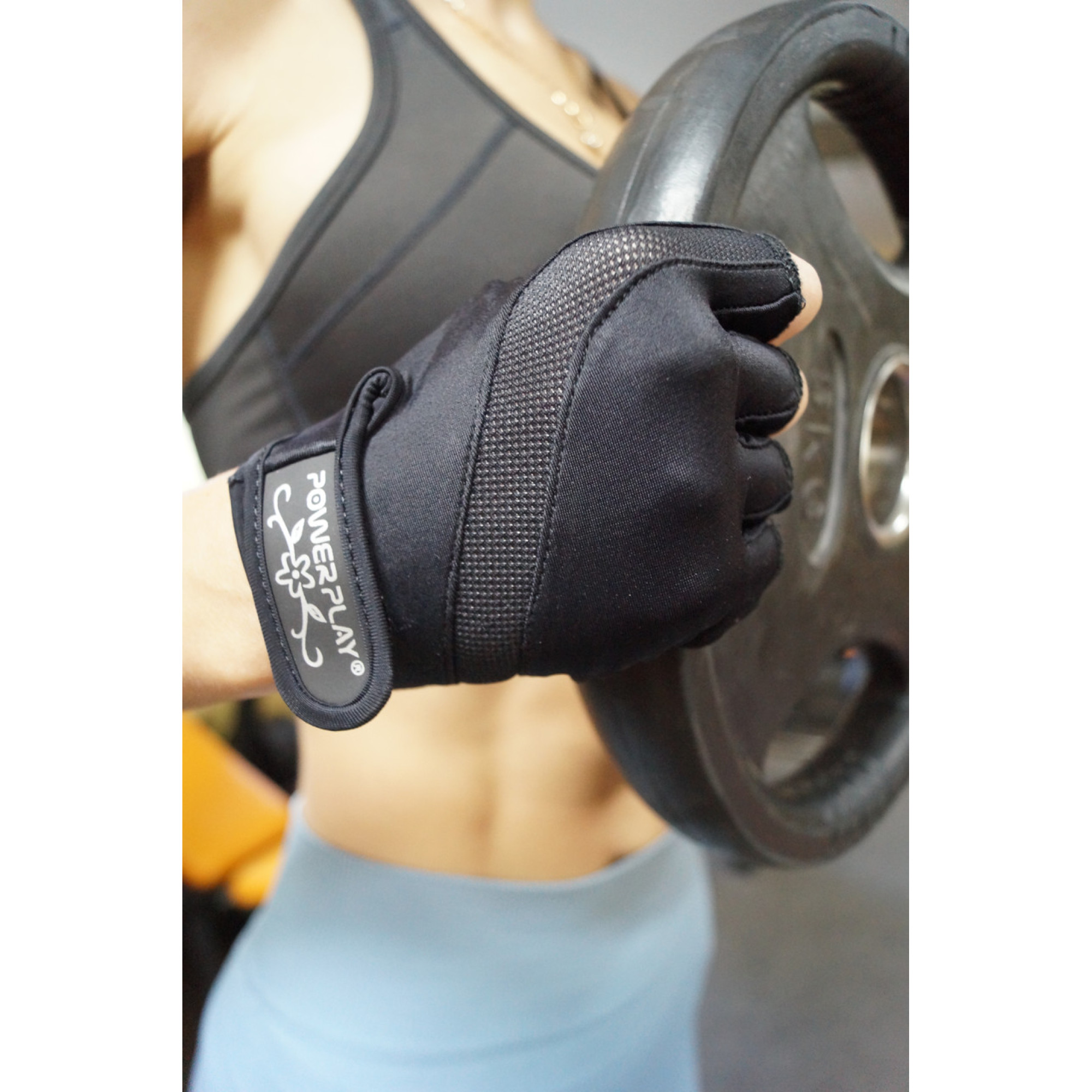 Рукавички для фітнесу та важкої атлетики PowerPlay 2311 жіночі Чорні S - 6 - Robinzon.ua