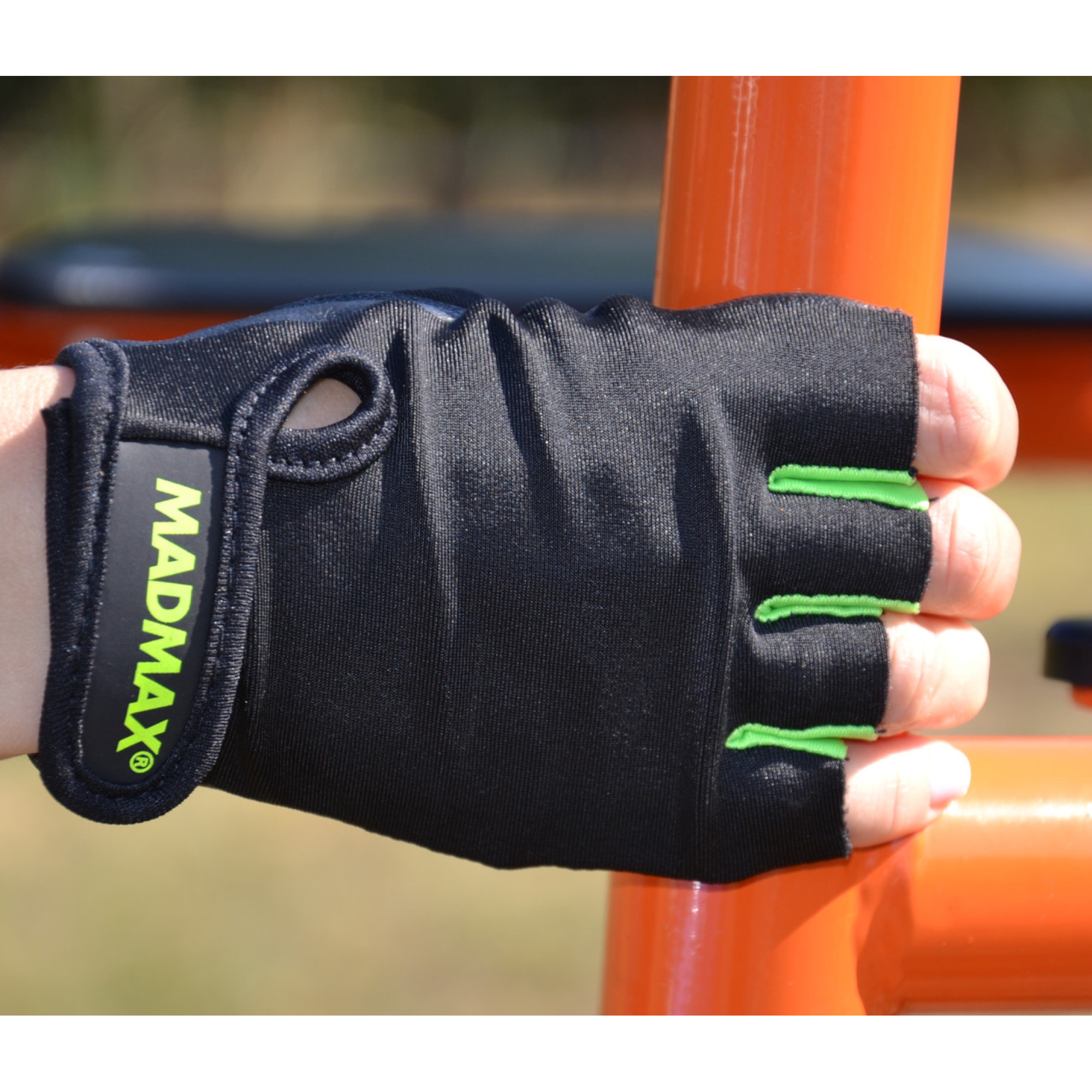 Перчатки для фитнеса MadMax MFG-251 Rainbow Green L - 5 - Robinzon.ua