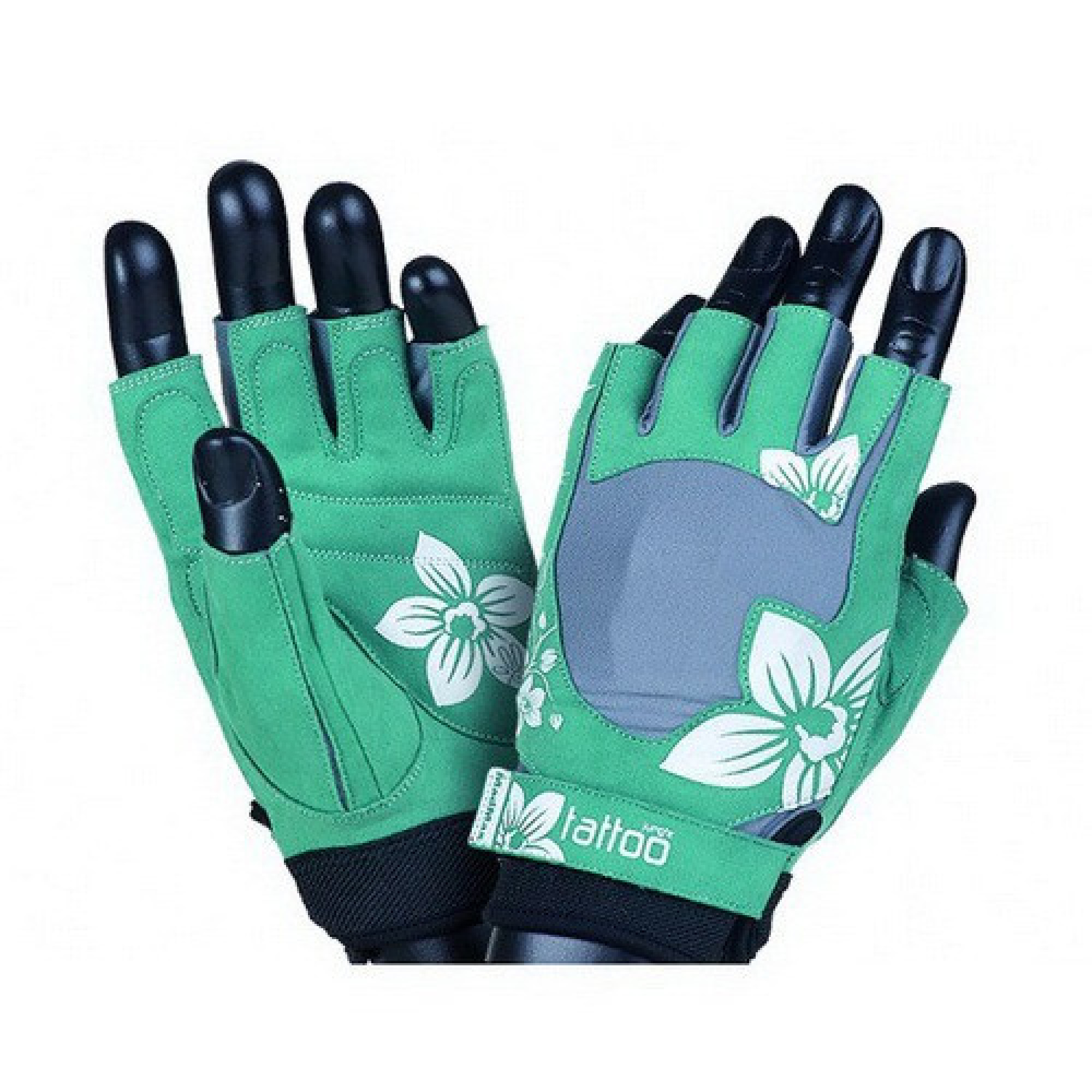 Рукавички для фітнесу і важкої атлетики MadMax MFG-710 Jungle Green/Cream L - 1 - Robinzon.ua