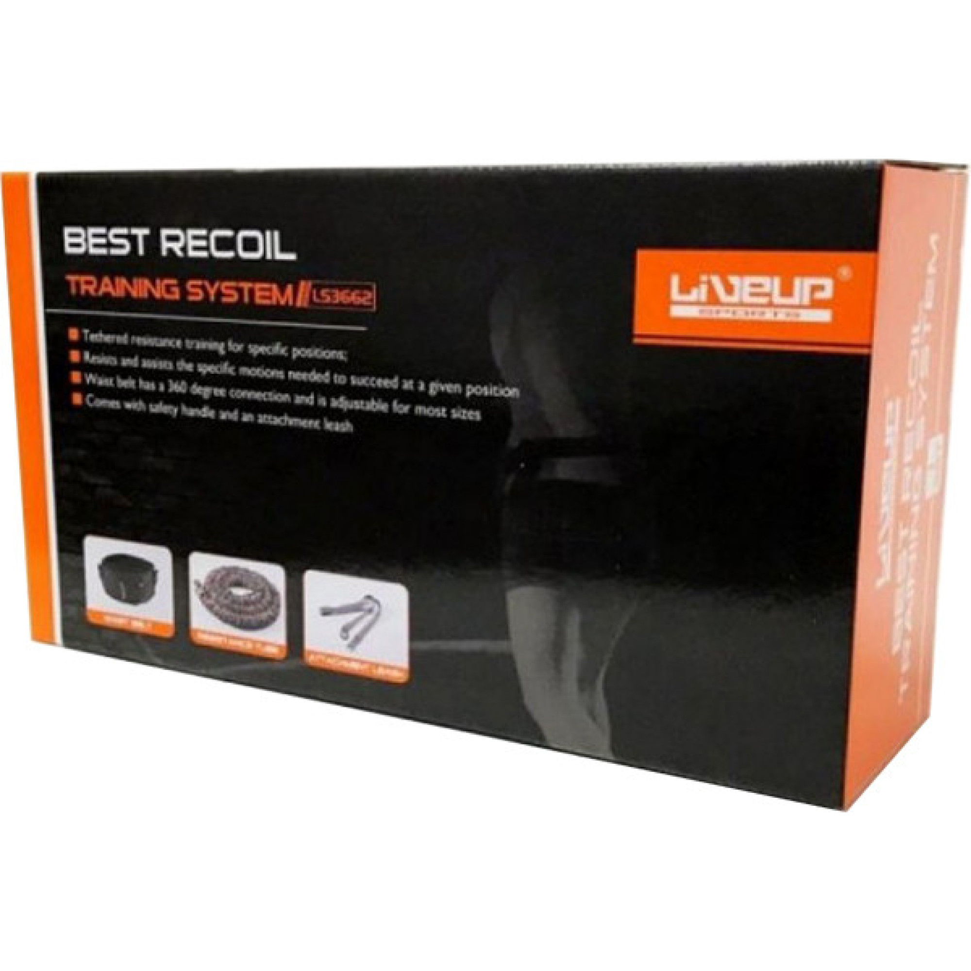 Набір для тренувань LiveUP TRAINING KIT чорний 3 предмета LS3662 - 1 - Robinzon.ua