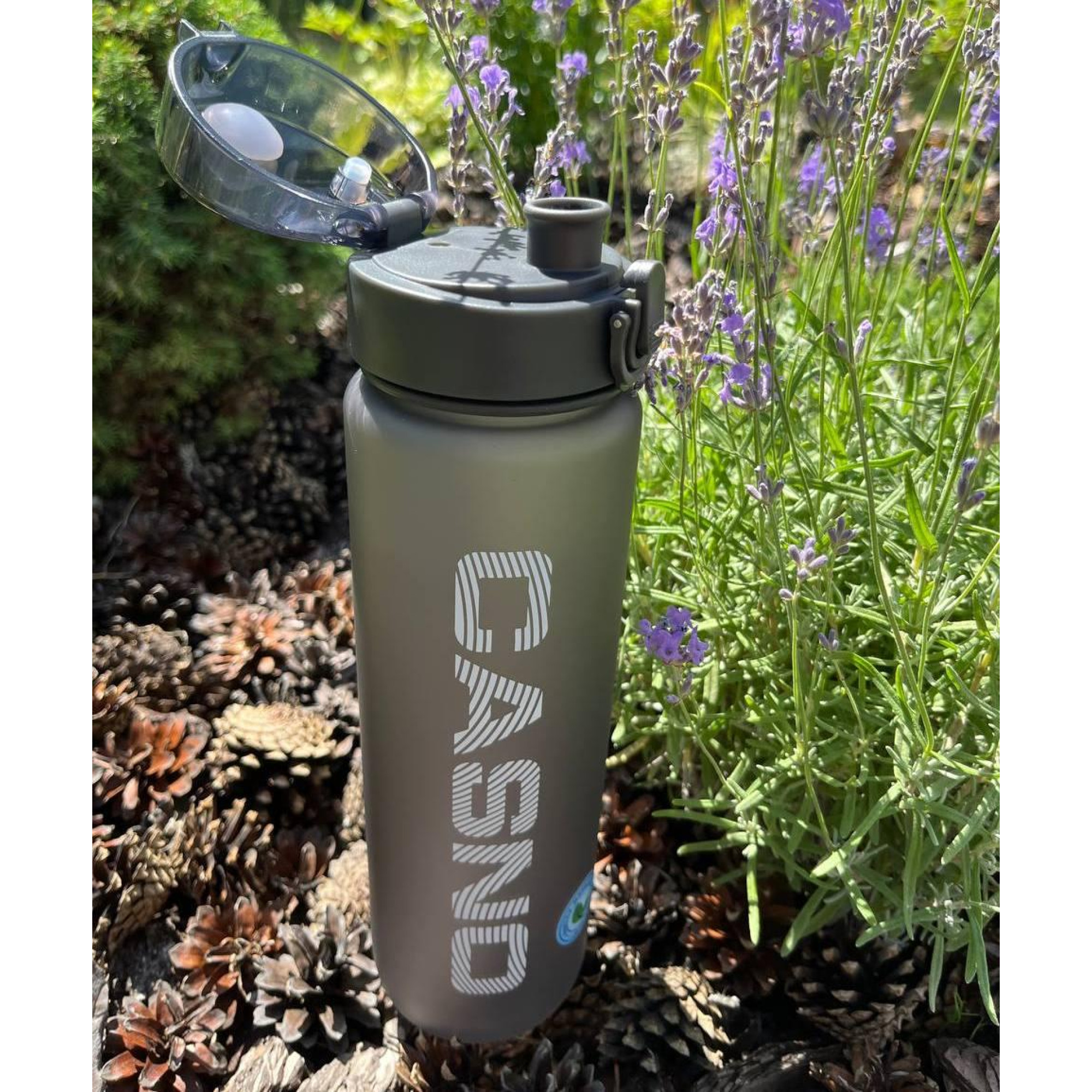 Пляшка для води CASNO 1050 мл KXN-1184 Сіра - 6 - Robinzon.ua