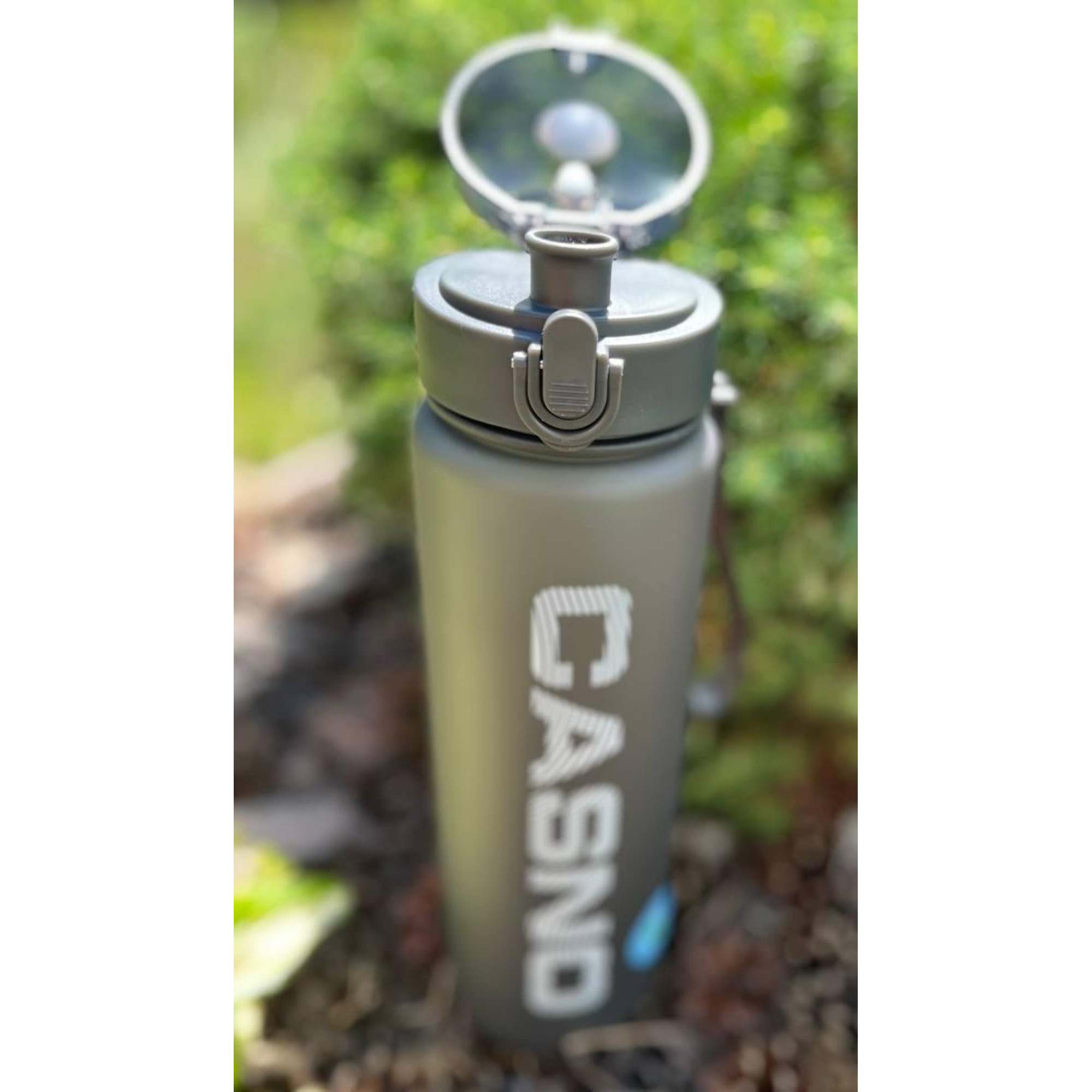 Пляшка для води CASNO 1050 мл KXN-1184 Сіра - 3 - Robinzon.ua