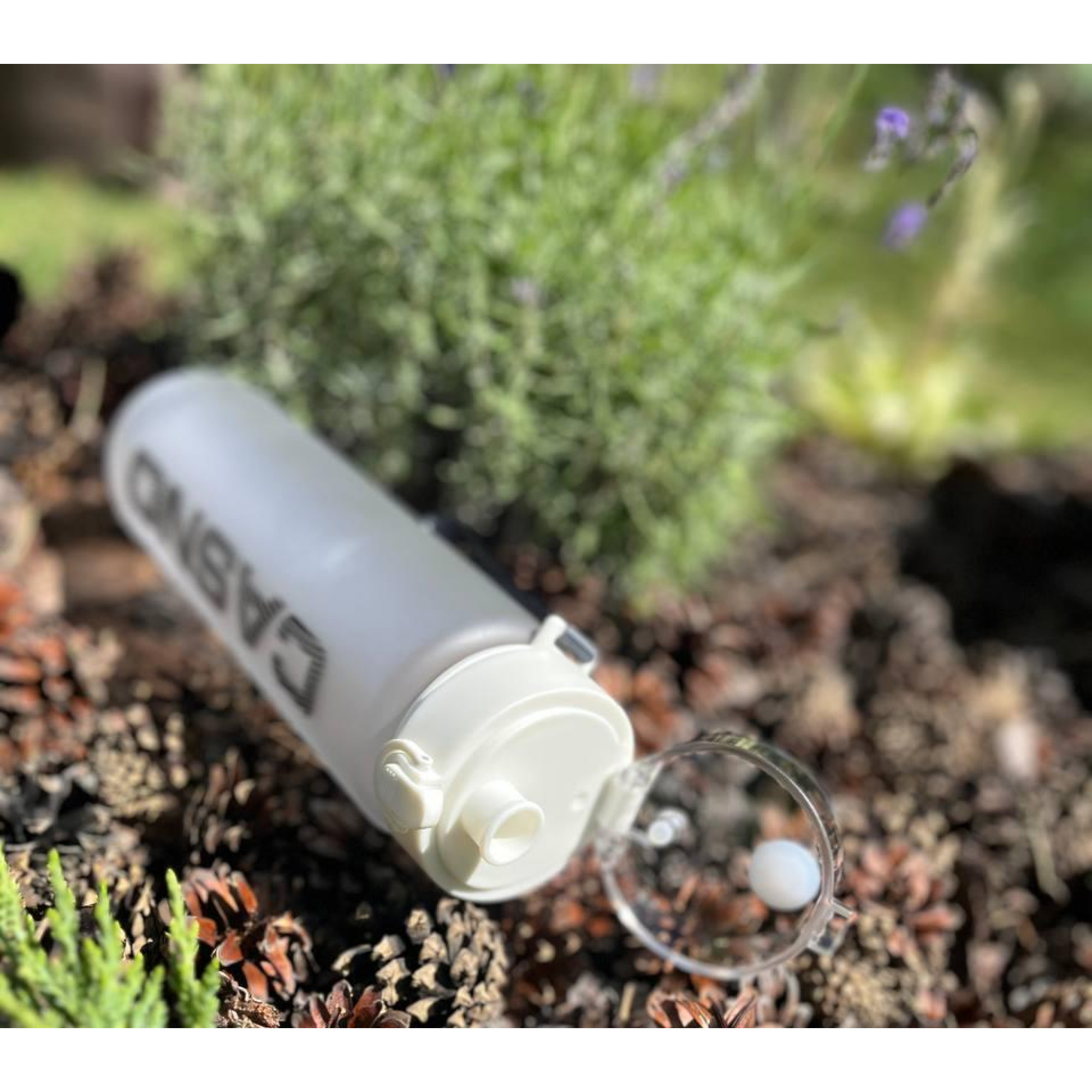 Пляшка для води CASNO 1050 мл KXN-1184 Біла - 4 - Robinzon.ua