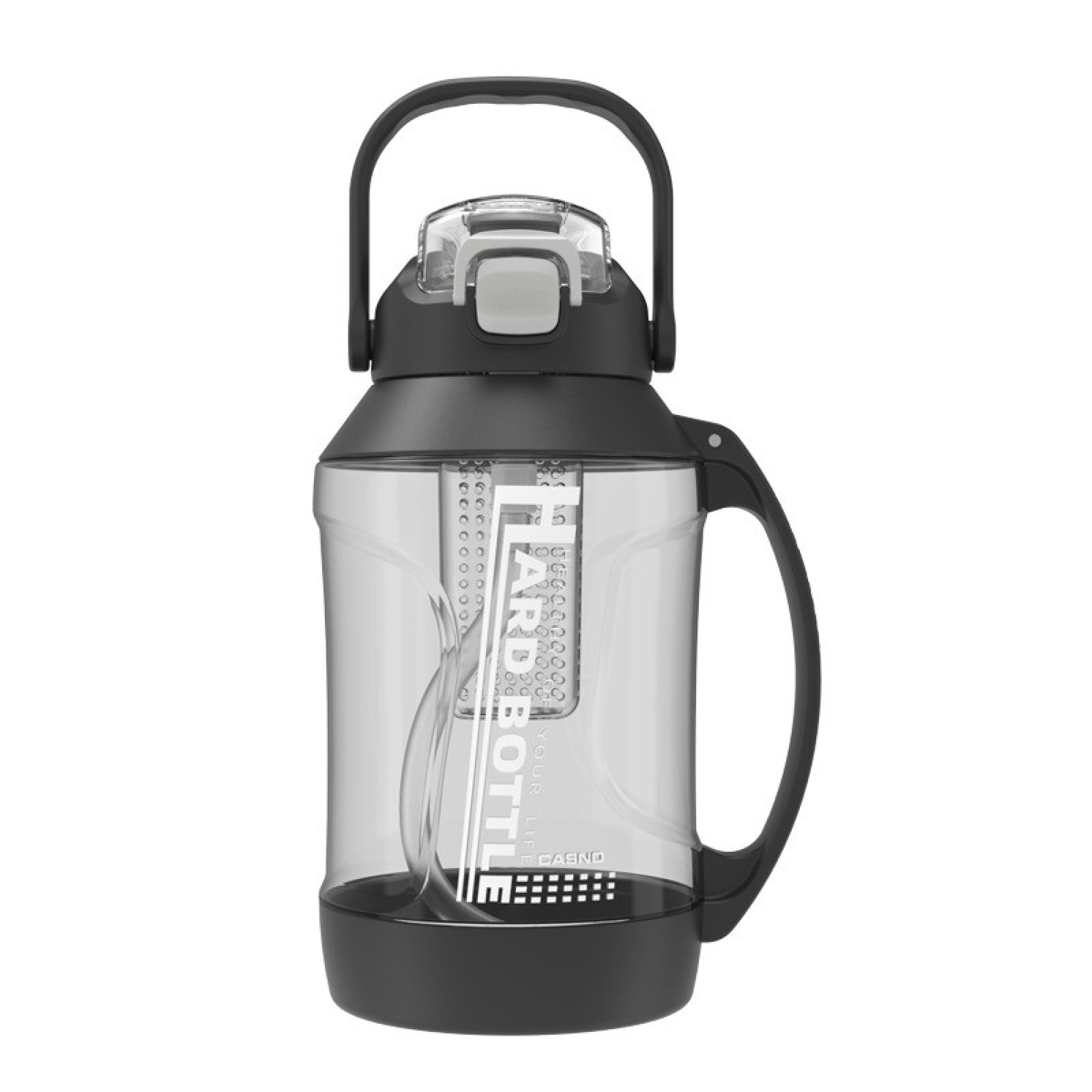 Пляшка для води CASNO 1900 мл KXN-1269 Чорна - Robinzon.ua