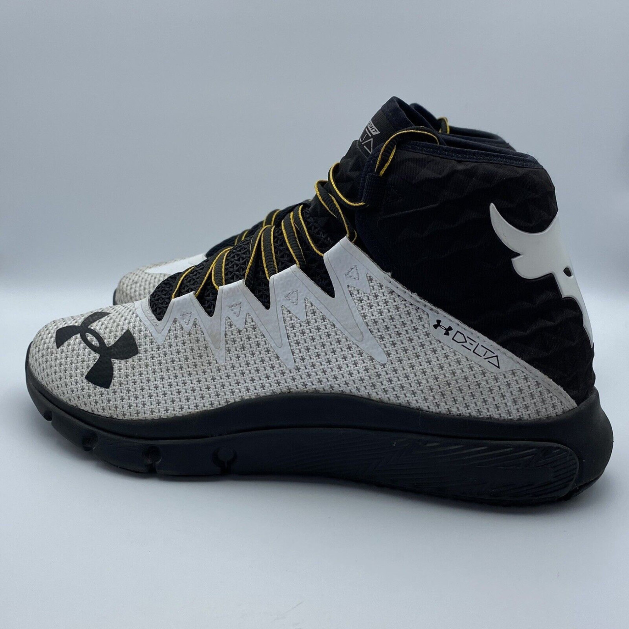 Кросівки UA X Rock Delta X CG-WHT/BLK/WHT Білий Чол (11,5) 45.5 (3021055-102) - Robinzon.ua