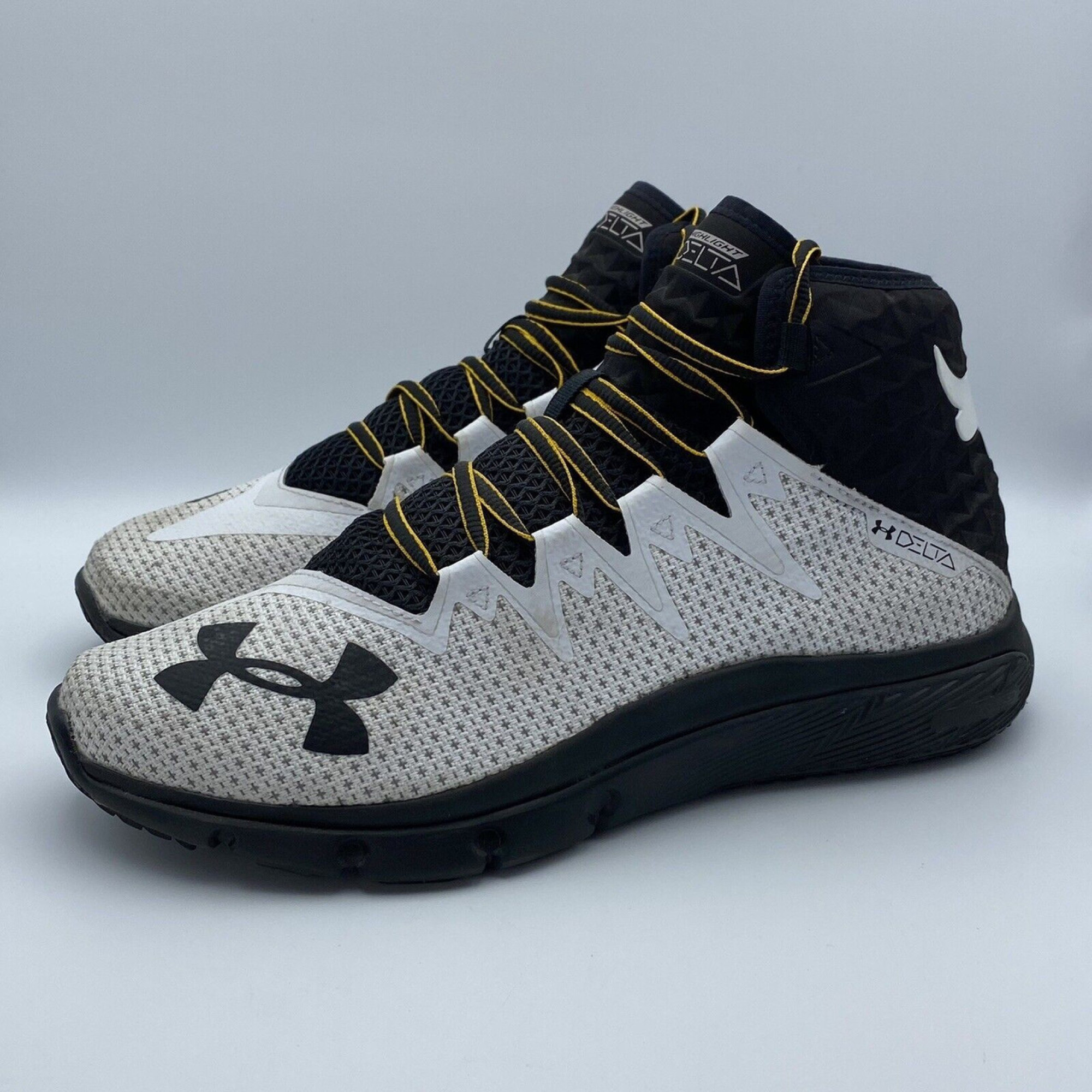 Кросівки UA X Rock Delta X CG-WHT/BLK/WHT Білий Чол (11,5) 45.5 (3021055-102) - 6 - Robinzon.ua