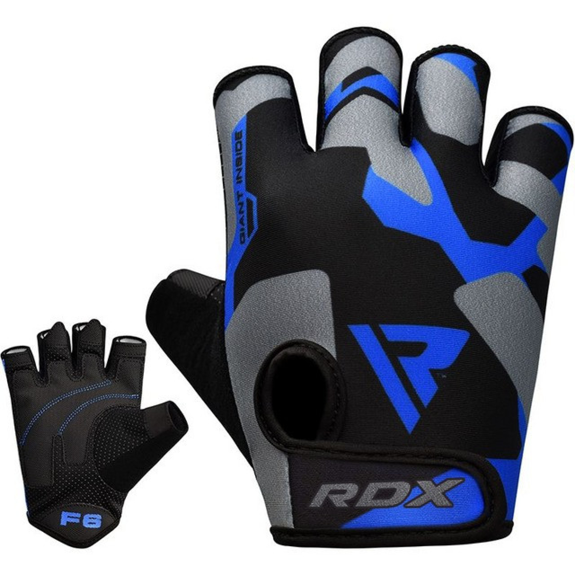 Рукавички для фітнесу RDX F6 Sumblimation Blue XXL - 2 - Robinzon.ua