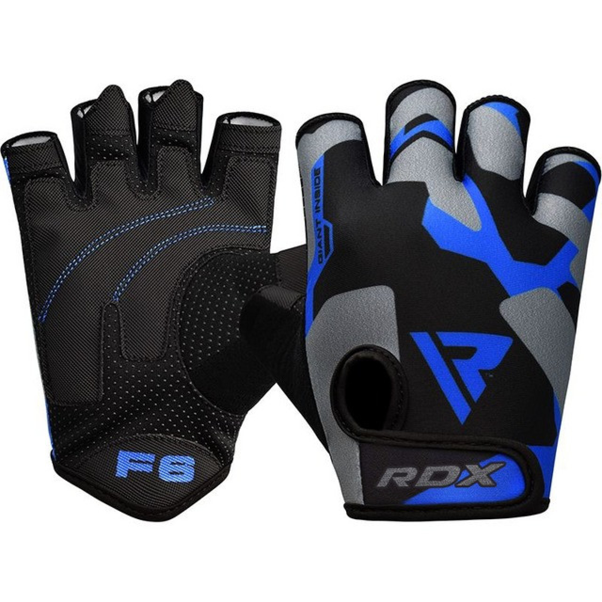 Рукавички для фітнесу RDX F6 Sumblimation Blue XXL - 5 - Robinzon.ua