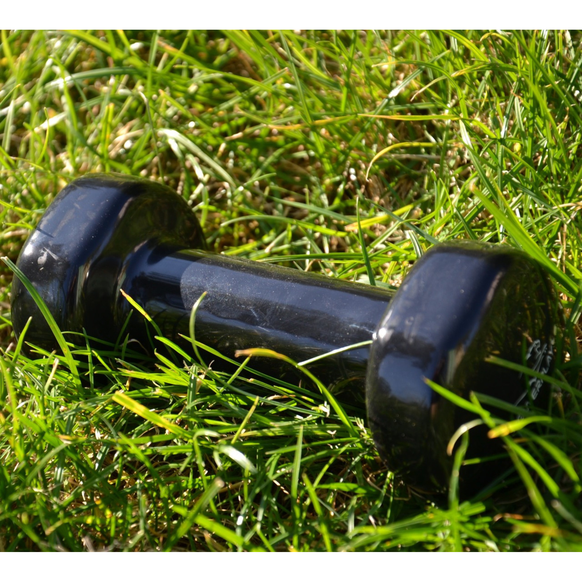 Гантель вінілова PowerPlay 1 кг. PP_4121 Чорна (1шт.) - 4 - Robinzon.ua