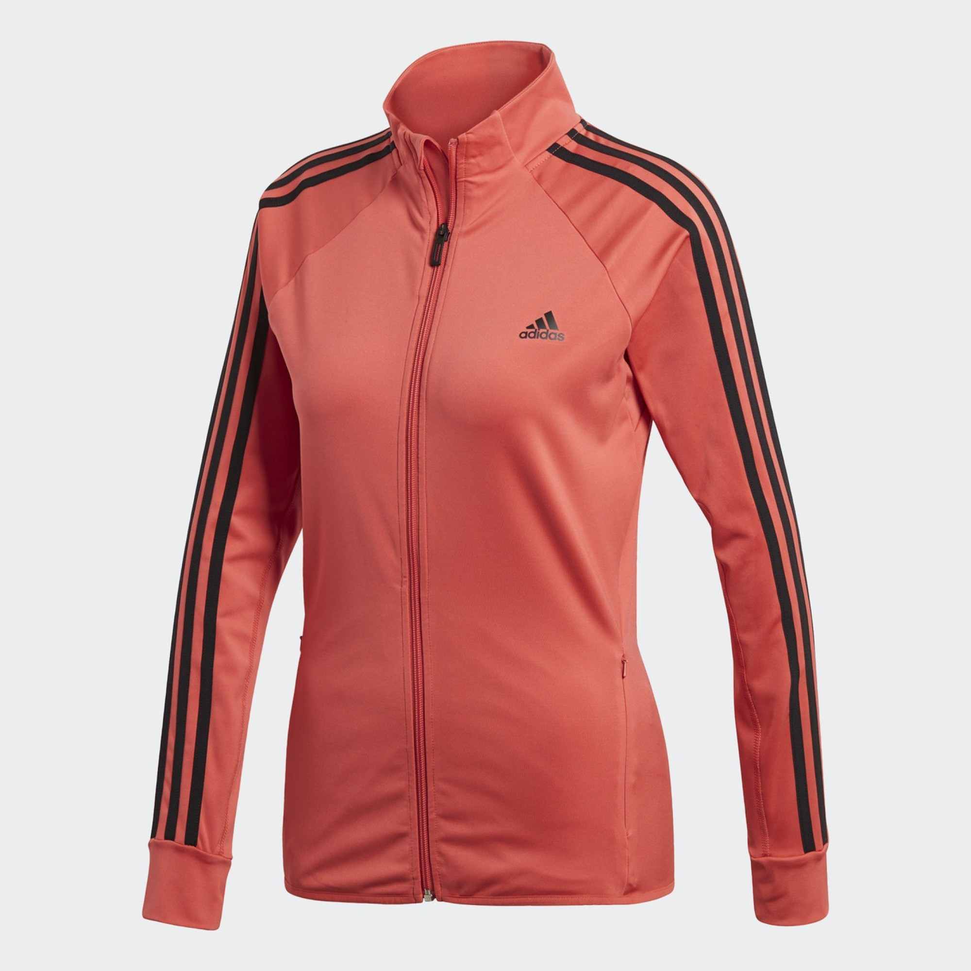 Жіноча Толстовка Adidas D2M Tracktor Traces scarlet S CF3793 S - Robinzon.ua