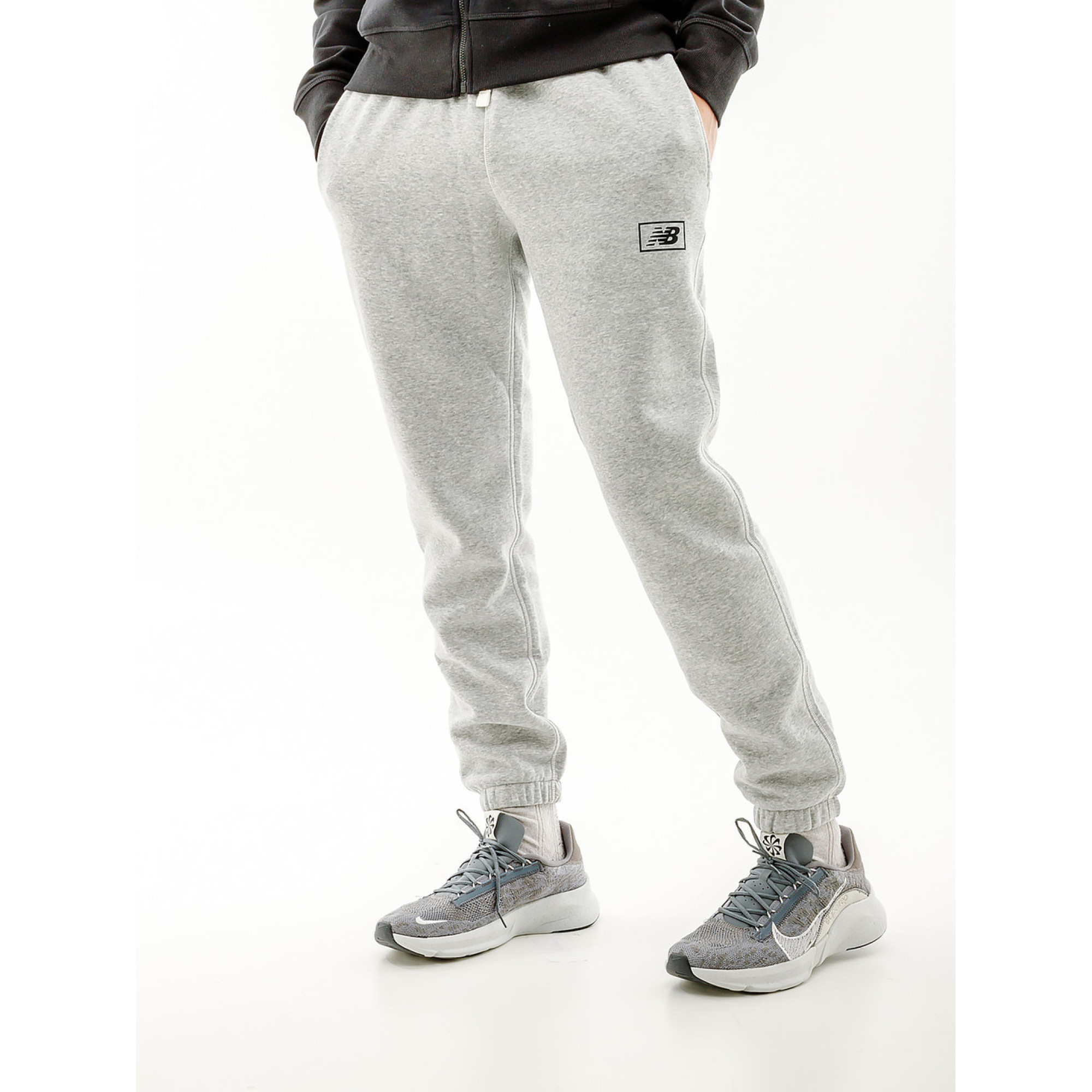 Чоловічі Штани New Balance Essentials Brushed Сірий L (7dMP33521AG L) - Robinzon.ua