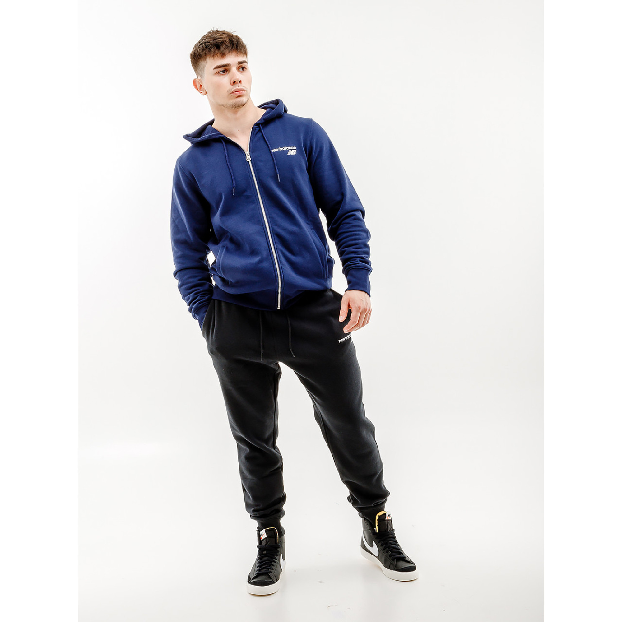 Чоловіча Куртка New Balance Classic Core FZ Синій XL (7dMJ03907PGM XL) - 4 Чоловіча Куртка New Balance Classic Core FZ Синій XL (7dMJ03907PGM XL) - 4 - Robinzon.ua