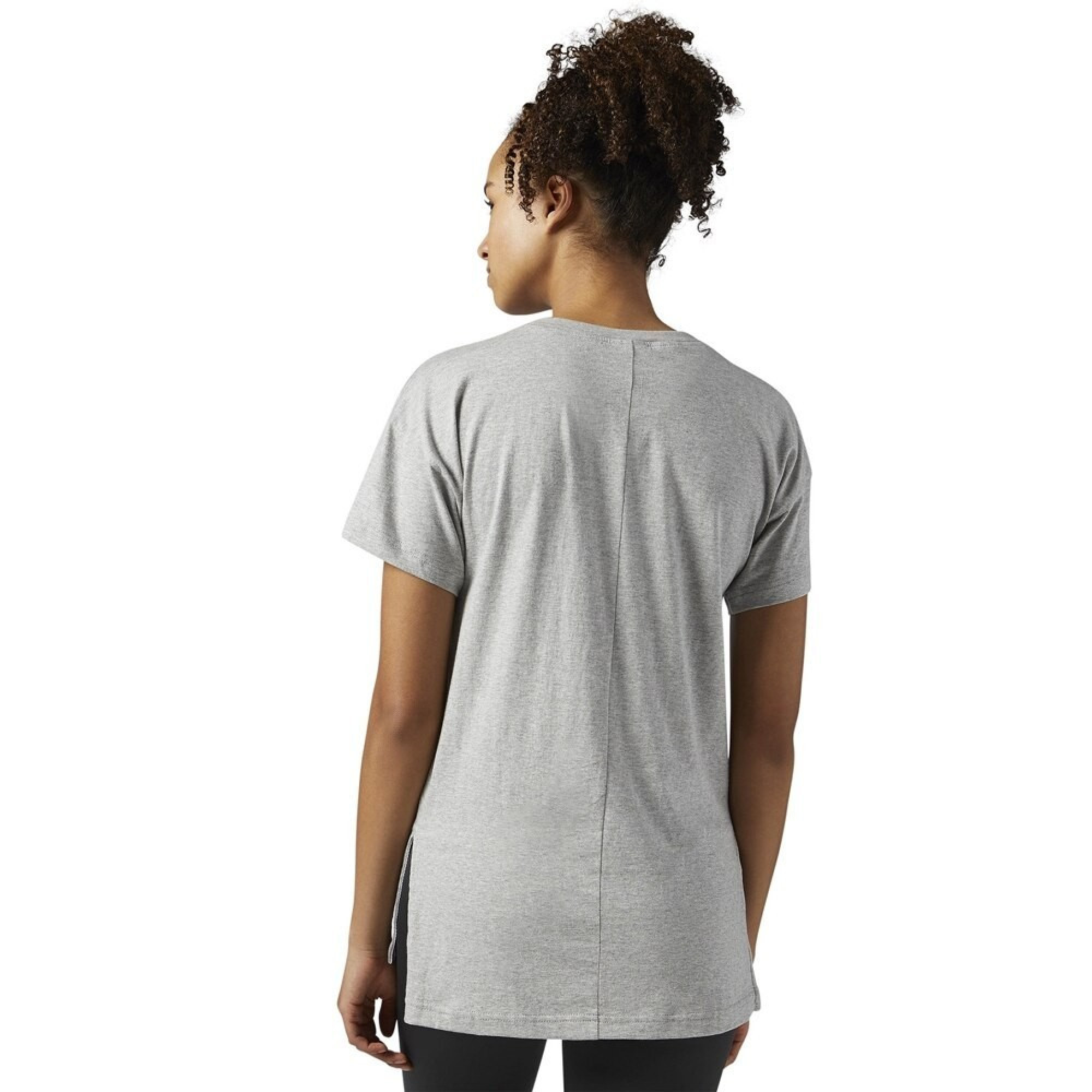 Майка жіноча  Reebok F classic tee medium  grey heather (S BQ2524 S - 2 - Robinzon.ua