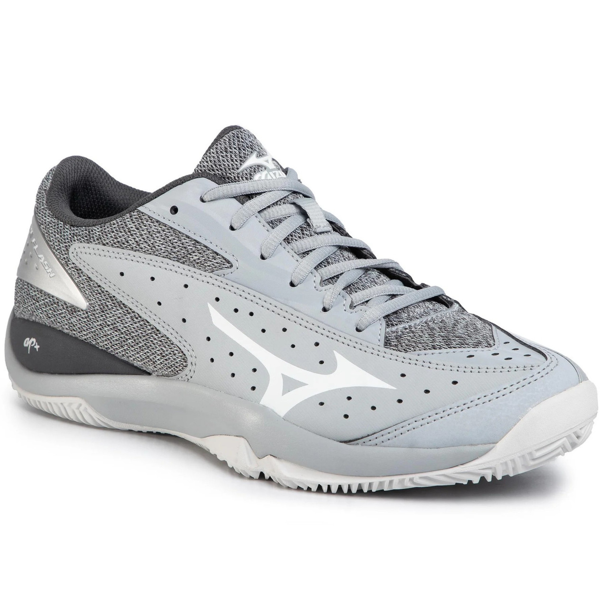 Чоловічі кросівки MIZUNO SHOE WAVE FLASH CC сірий/білий/темно-сірий (44) UK9,5 61GC1970-01 44 - Robinzon.ua