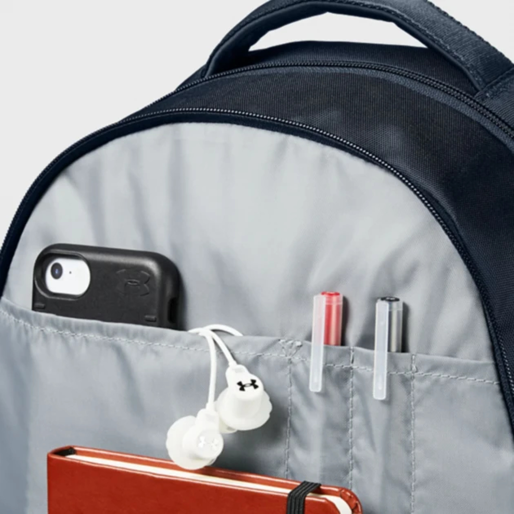 Рюкзак UA Hustle 5.0 Backpack  29L Синій 16x51x32 см (1361176-408) - 3 - Robinzon.ua