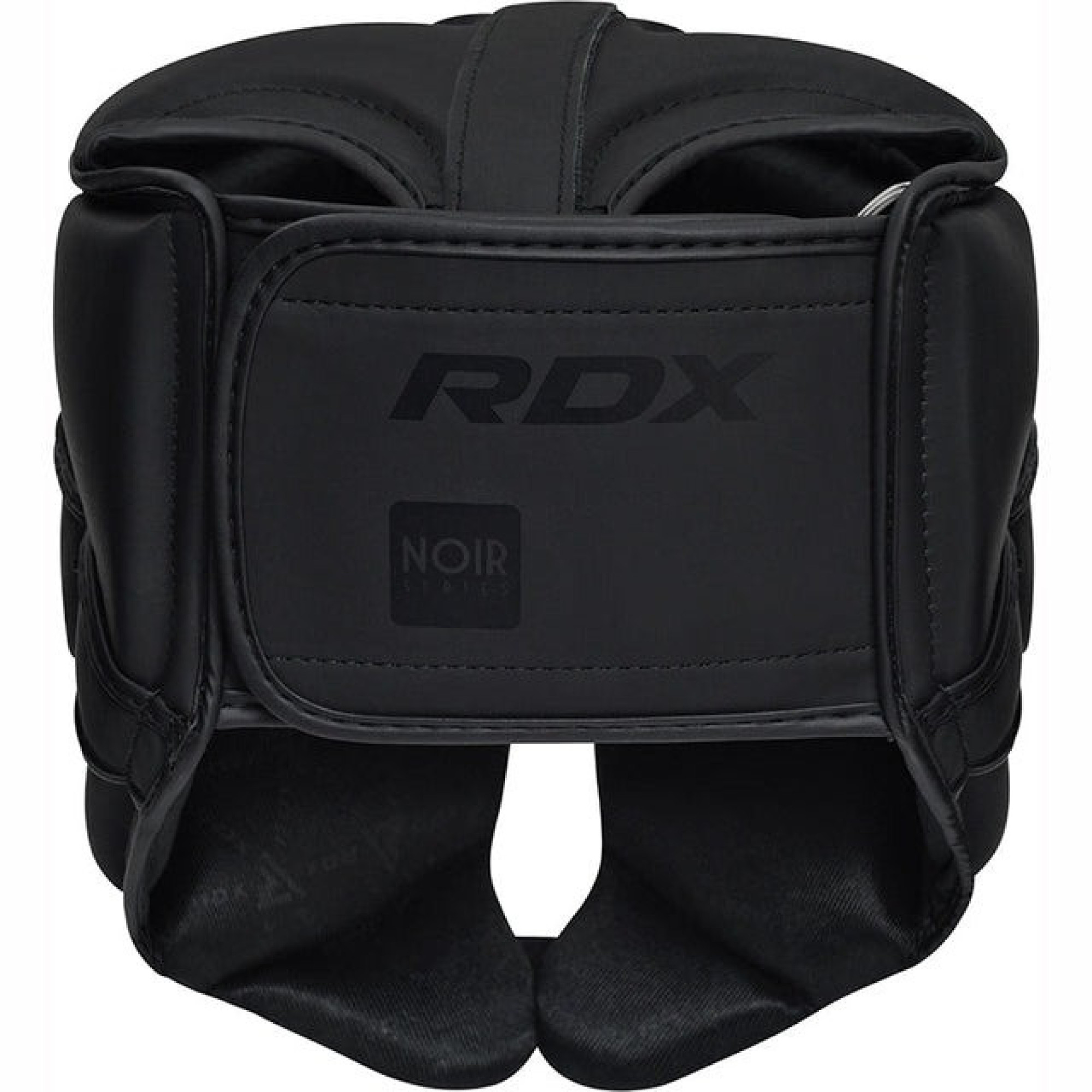 Боксерський шолом RDX T15 Noir Cheek Protector Matte Black  L (капа у комплекті) - 3 - Robinzon.ua
