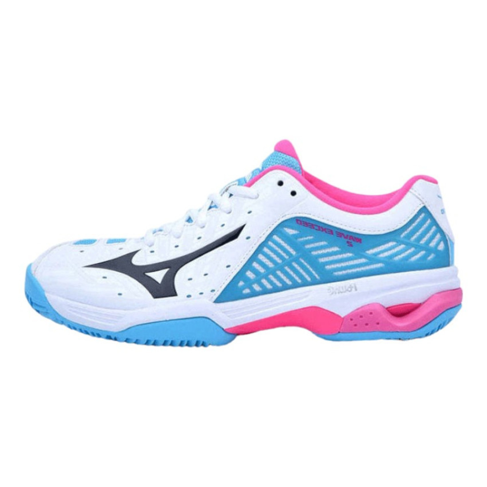 Жіночі кросівки Mizuno WAVE EXCEED 2 CC Білий/Чорний/Синій ATOLL 42 (61GC1823-09 42) - Robinzon.ua