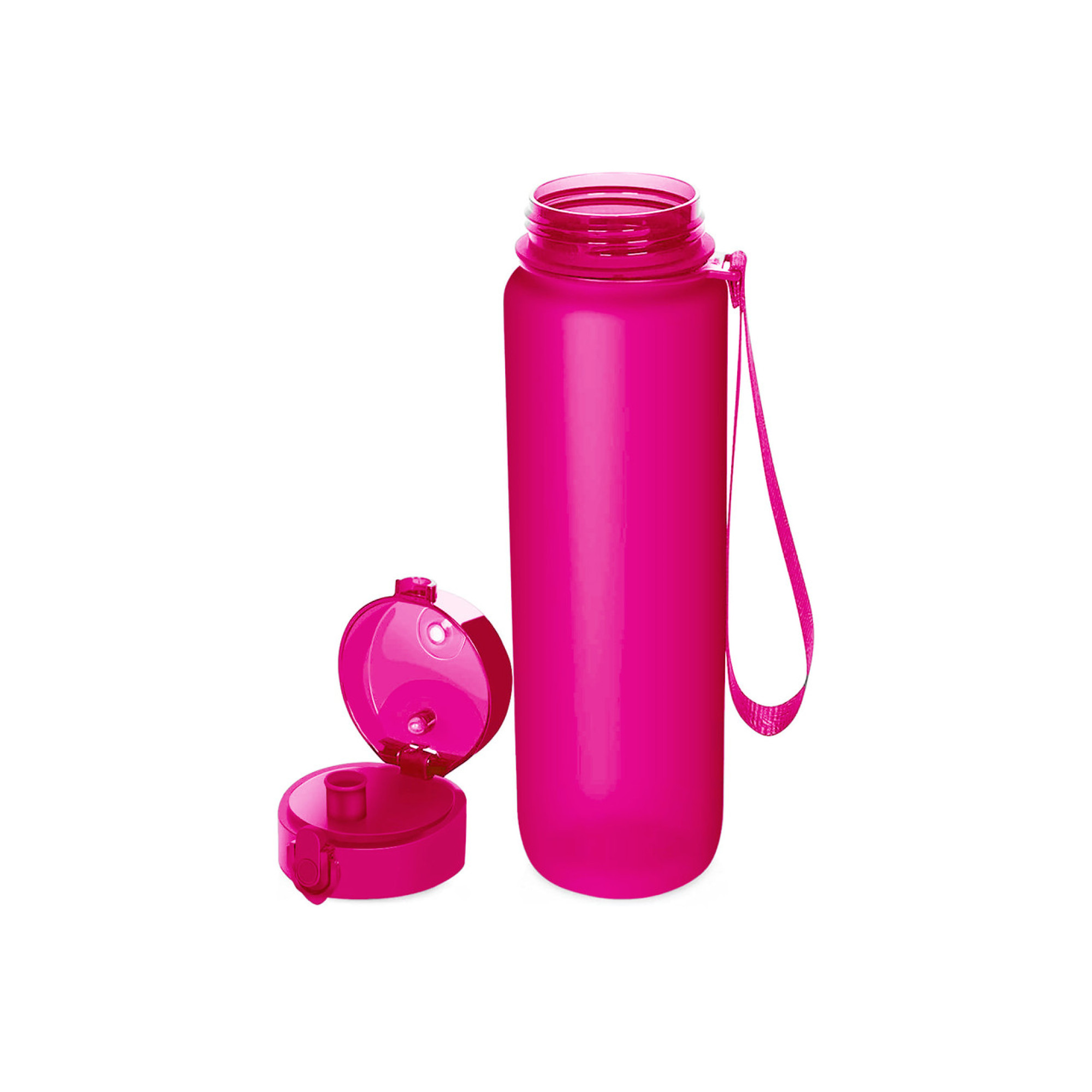 Пляшка для води EasyFit AquaFlow 600 мл (рожева) - 2 - Robinzon.ua