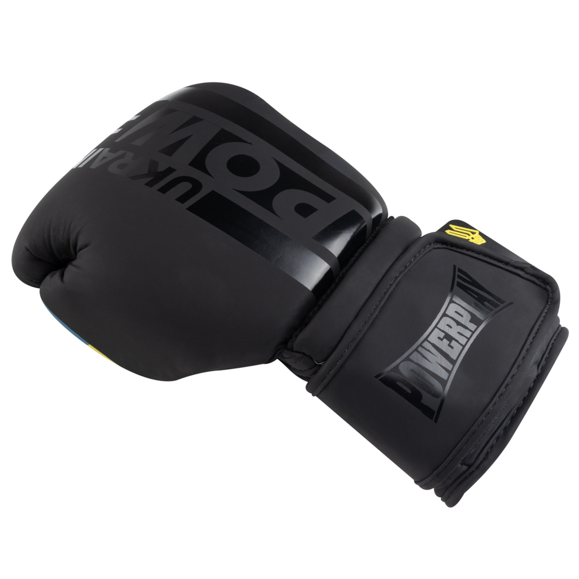Боксерські рукавиці PowerPlay 3021 Ukraine Чорні 16 унцій - 3 - Robinzon.ua
