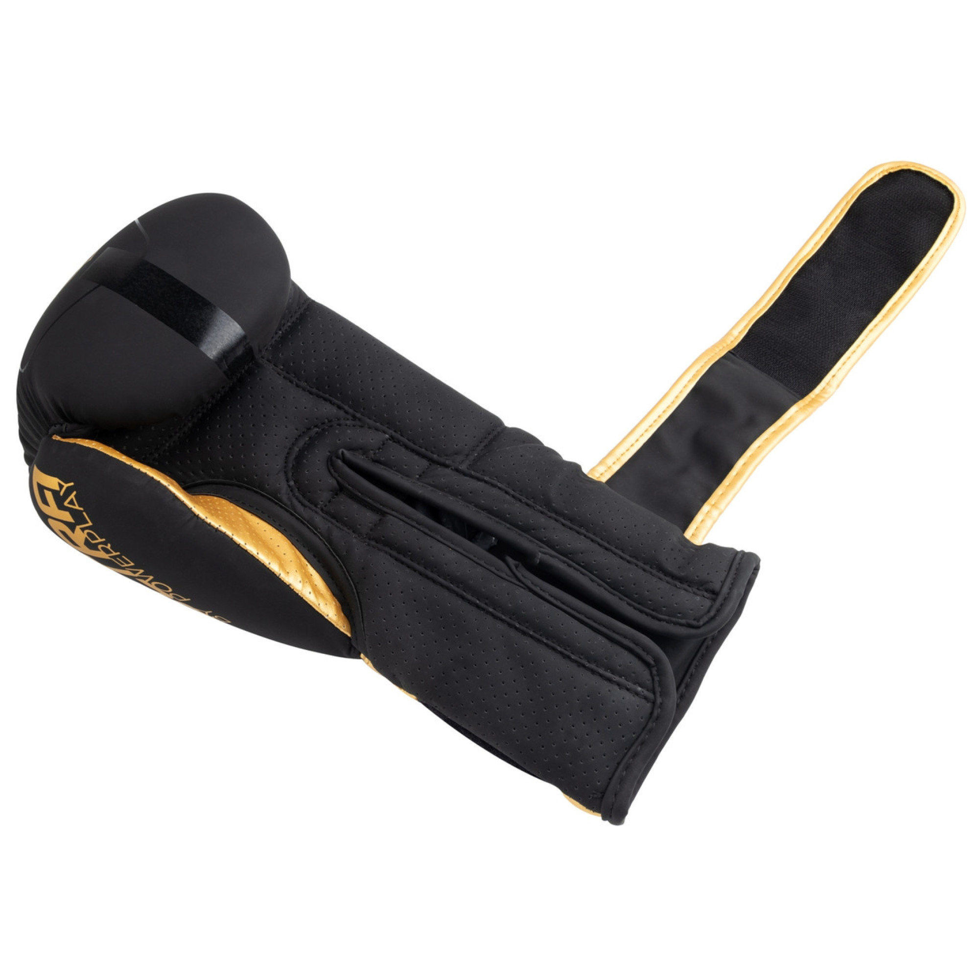 Боксерські рукавиці PowerPlay 3024 Ultra Mat Чорно-Золоті 12 унцій - 5 - Robinzon.ua