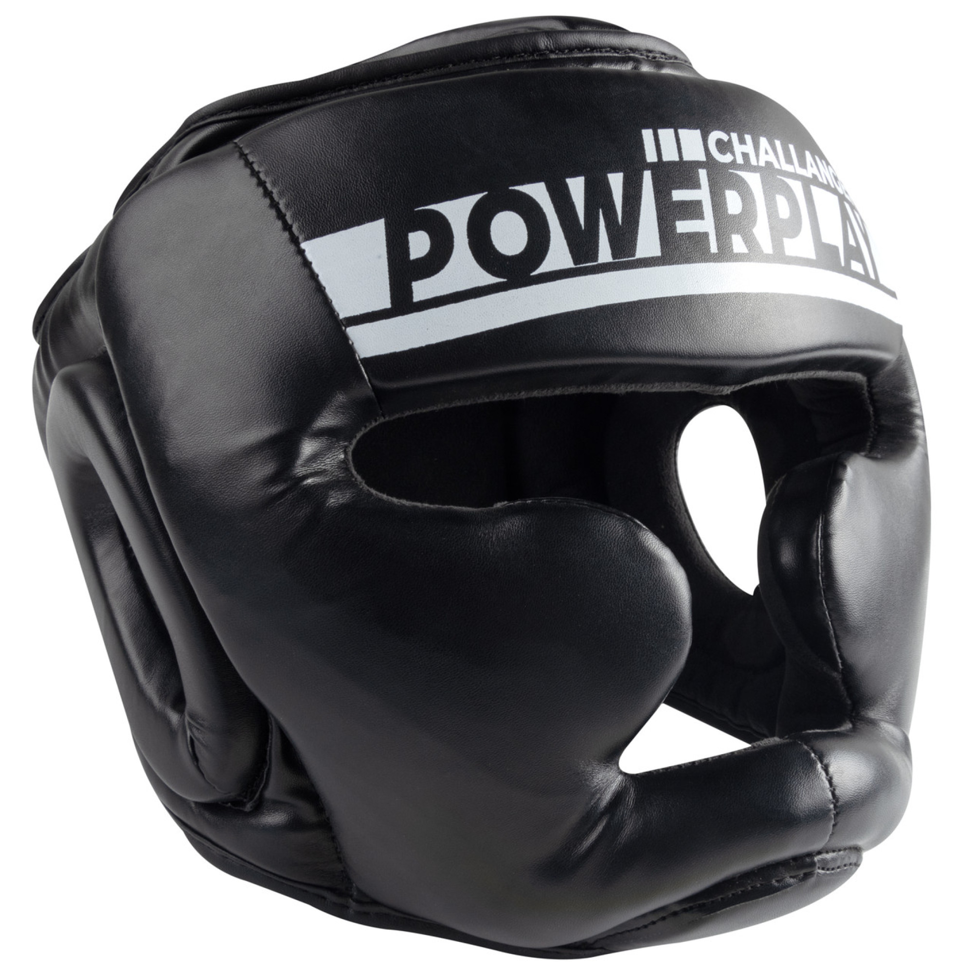 Боксерський шолом тренувальний PowerPlay 3048 Чорно-Білий XL - Robinzon.ua