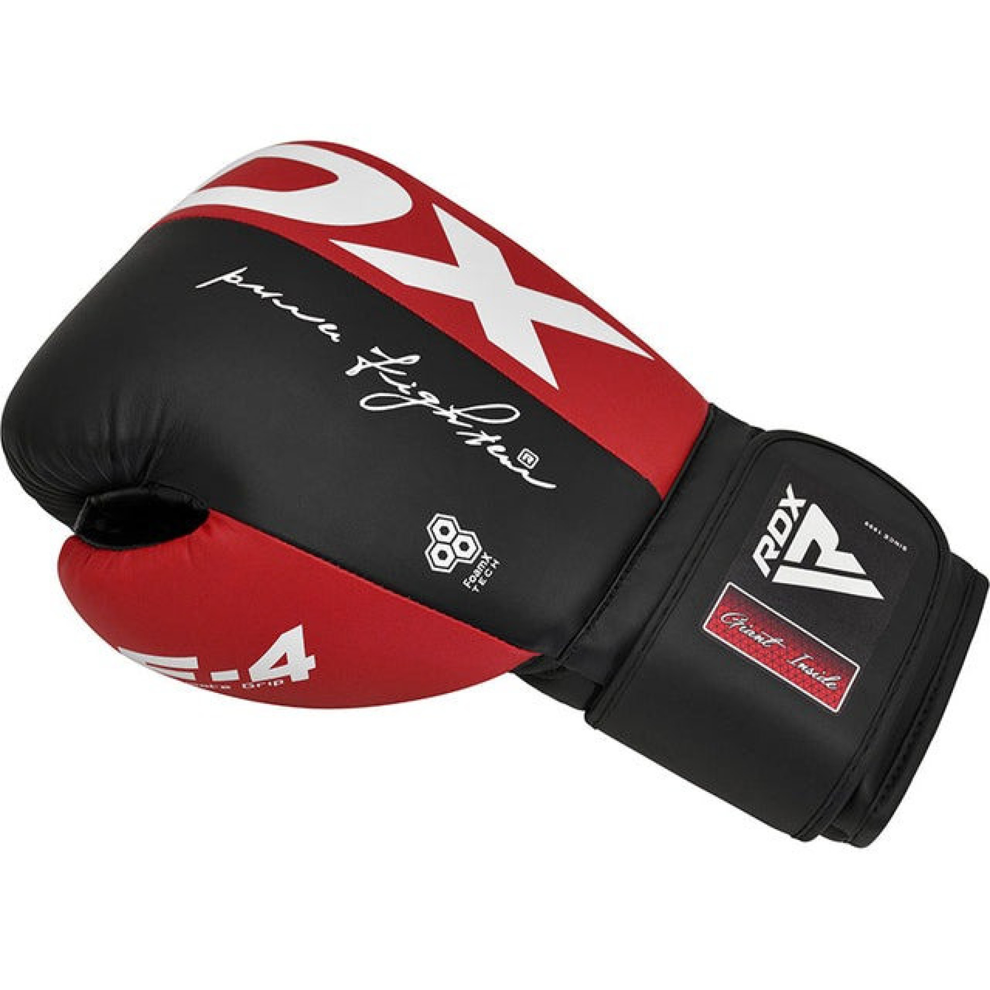 Боксерские перчатки RDX REX F4 RED/BLACK-16 унций (капа в комплекте) - 2 - Robinzon.ua