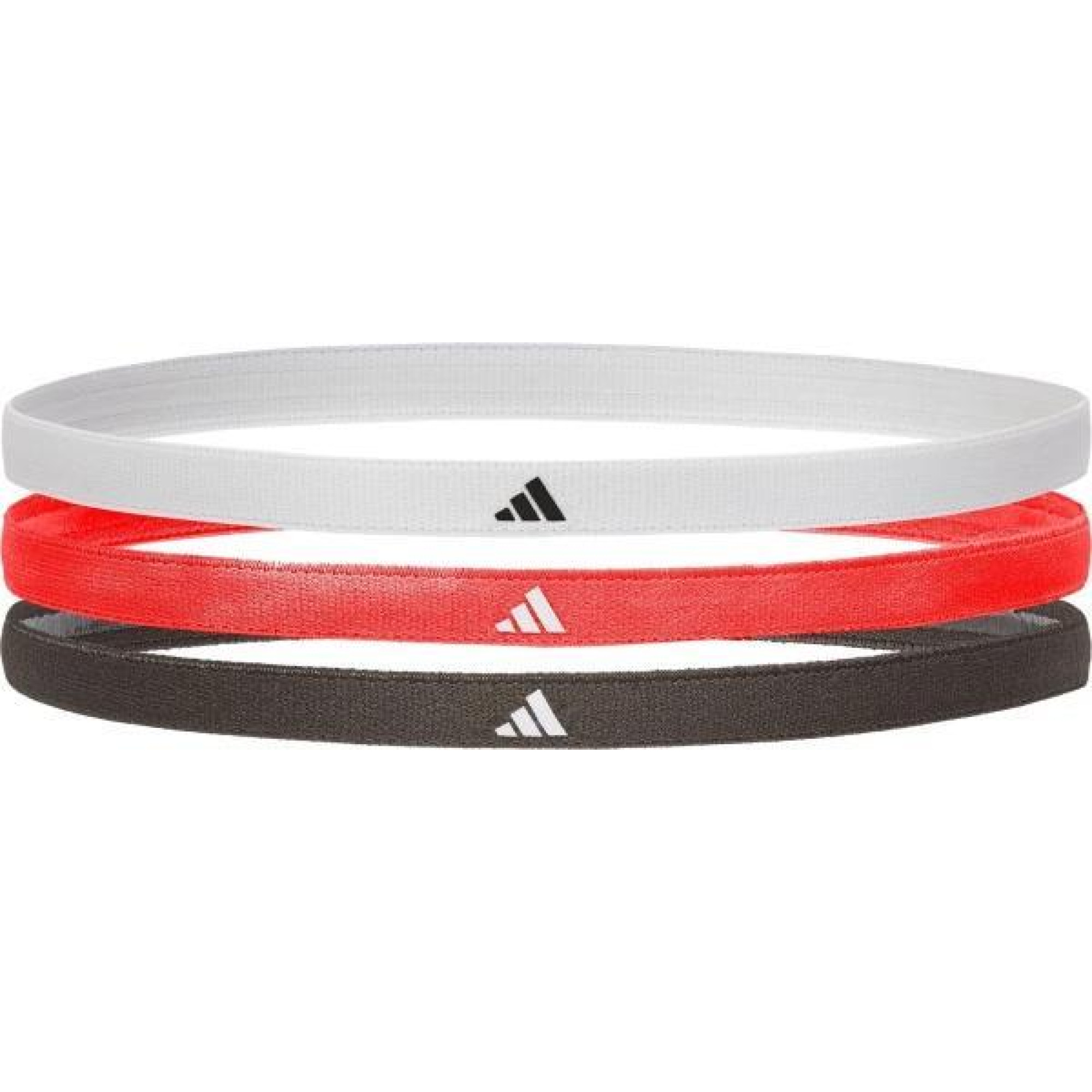Пов'язки на голову Adidas Hairbands 3pk Чорний, Білий, Червоний One Size (ADAC-16200-NL) - 1 - Robinzon.ua