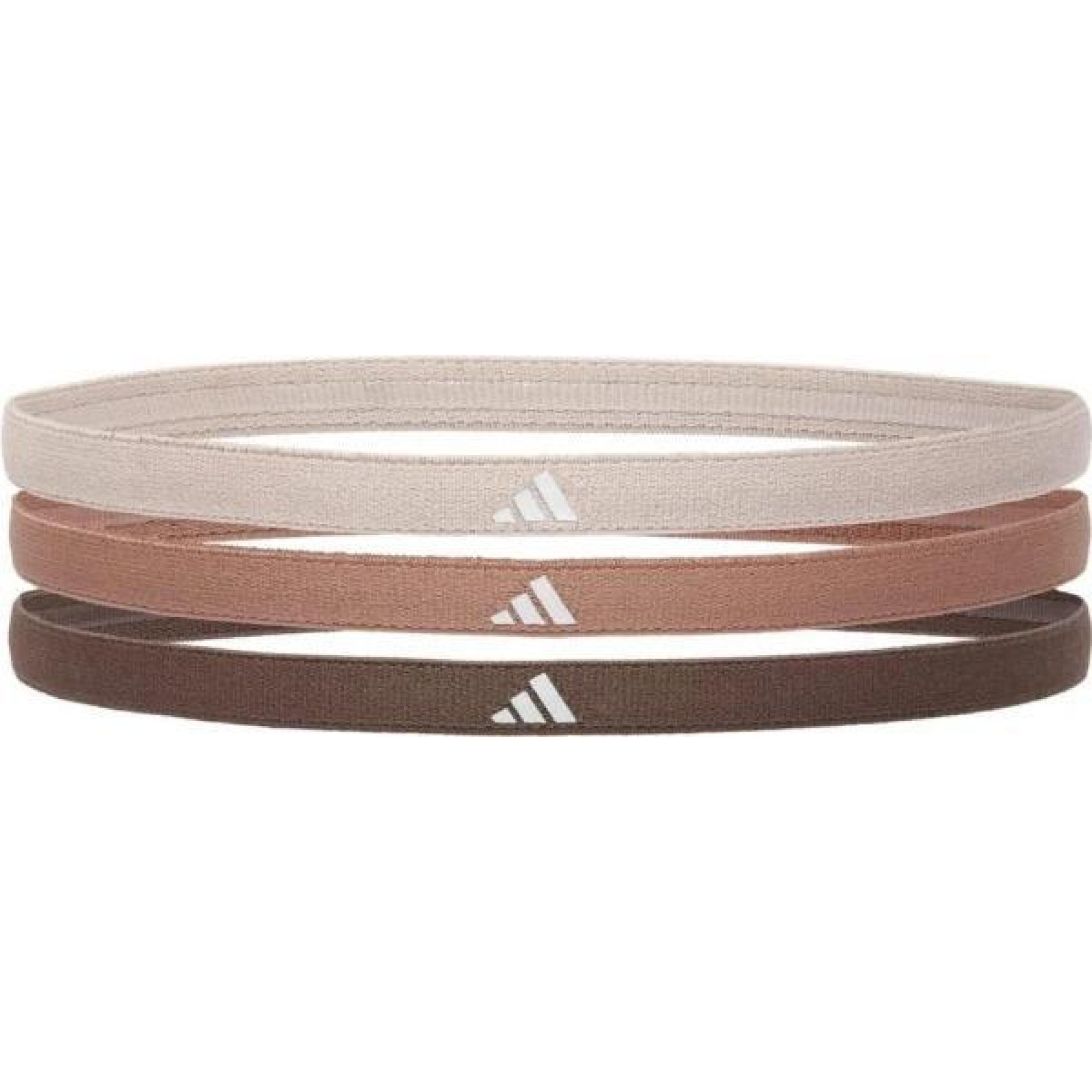 Пов'язки на голову Adidas Hairbands 3pk Коричневий, Бежевий One Size (ADAC-16205) - 1 - Robinzon.ua