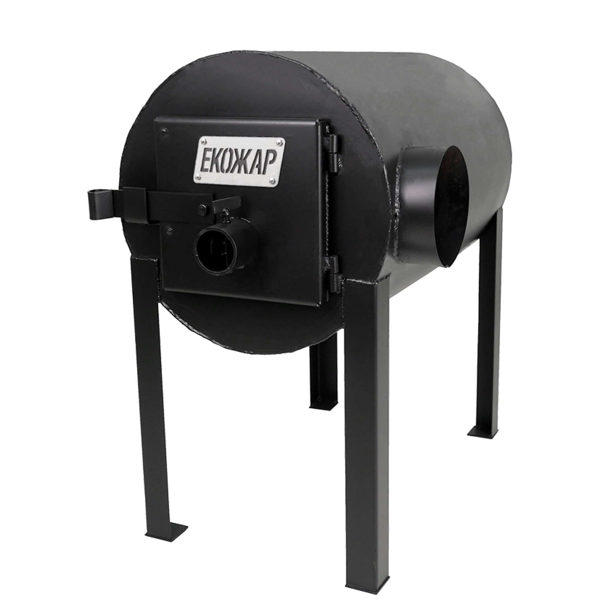 Дров'яна піч буржуйка Екожар Про 200 горизонтальна - Robinzon.ua