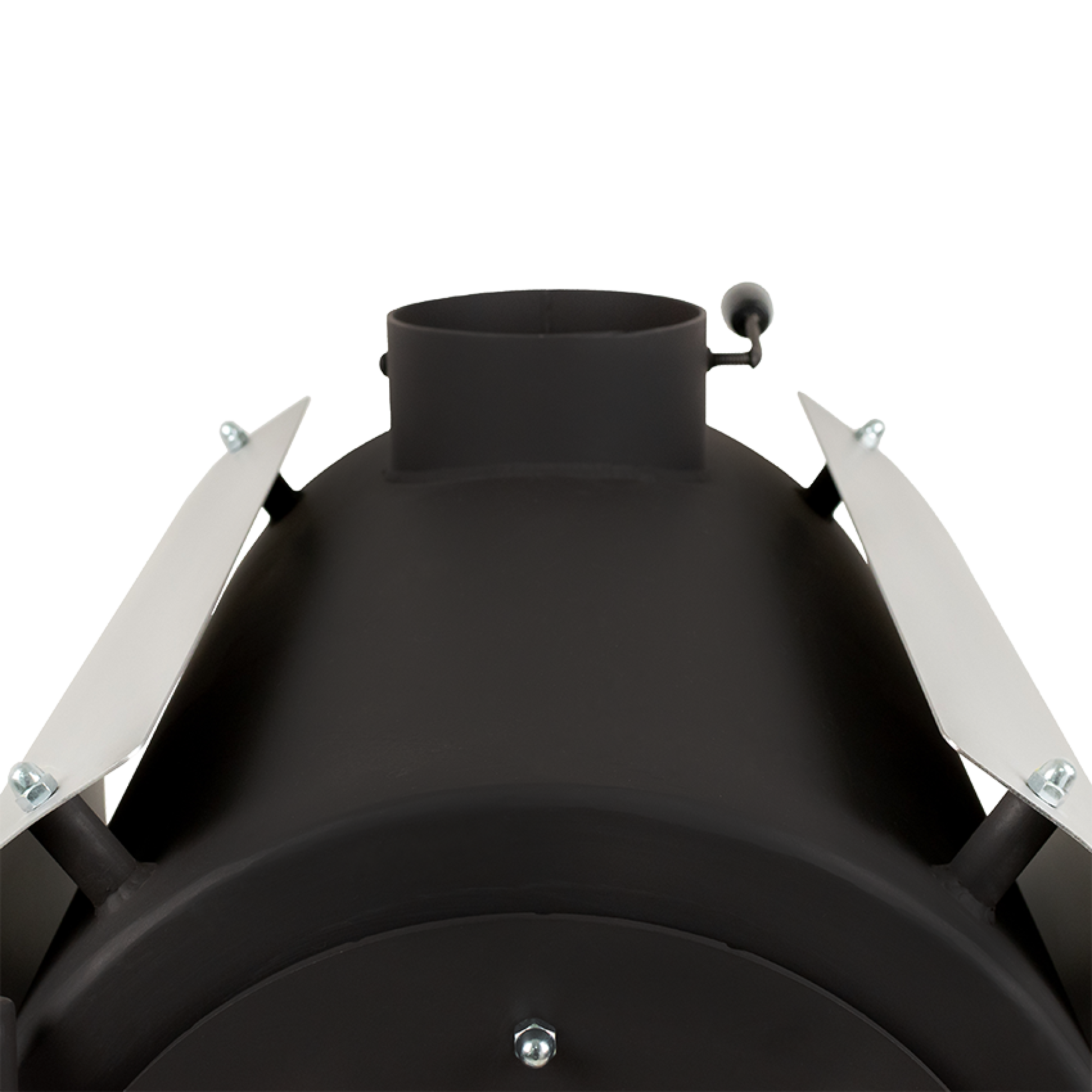 Піч дров'яна опалювальна DS Classic з кожухом срібний - 3 - Robinzon.ua