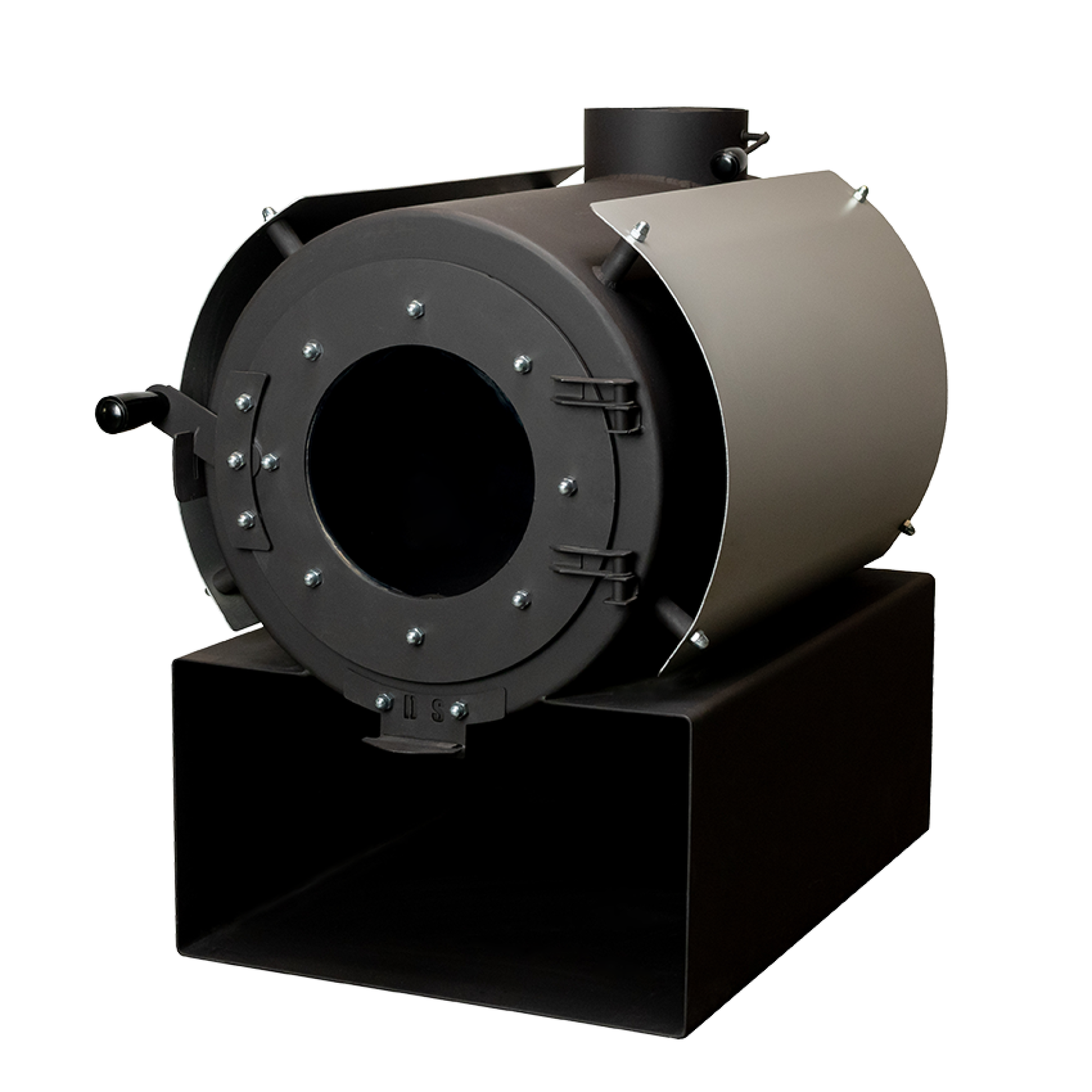 Піч дров'яна опалювальна DS Classic з кожухом срібний - Robinzon.ua