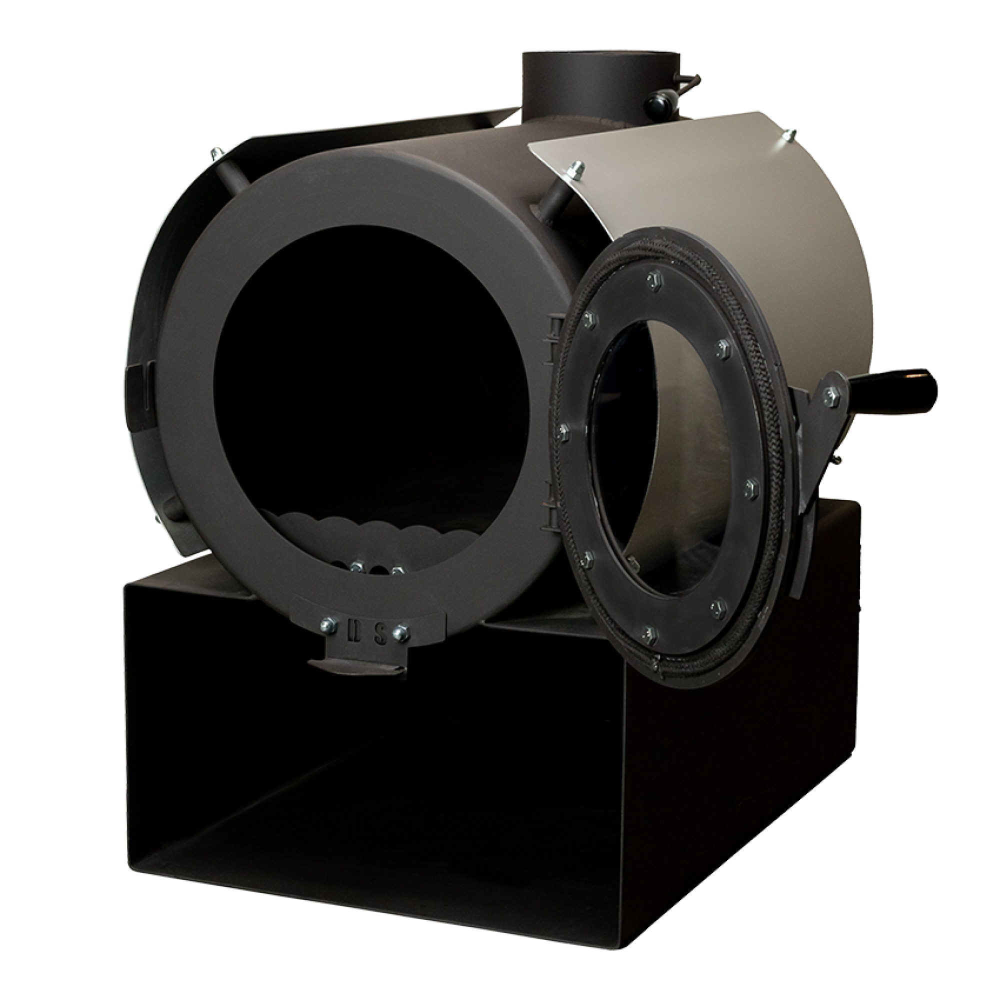 Піч дров'яна опалювальна DS Classic з кожухом срібний - 1 - Robinzon.ua