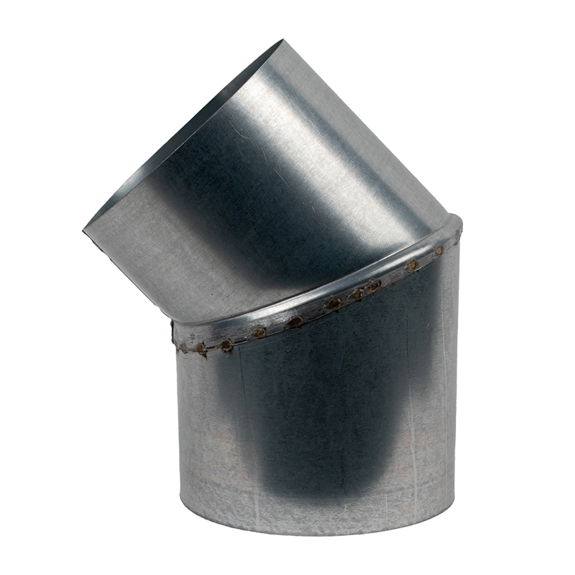 Коліно оцинковане 45°, діаметр 110мм, товщина 0,5мм - Robinzon.ua