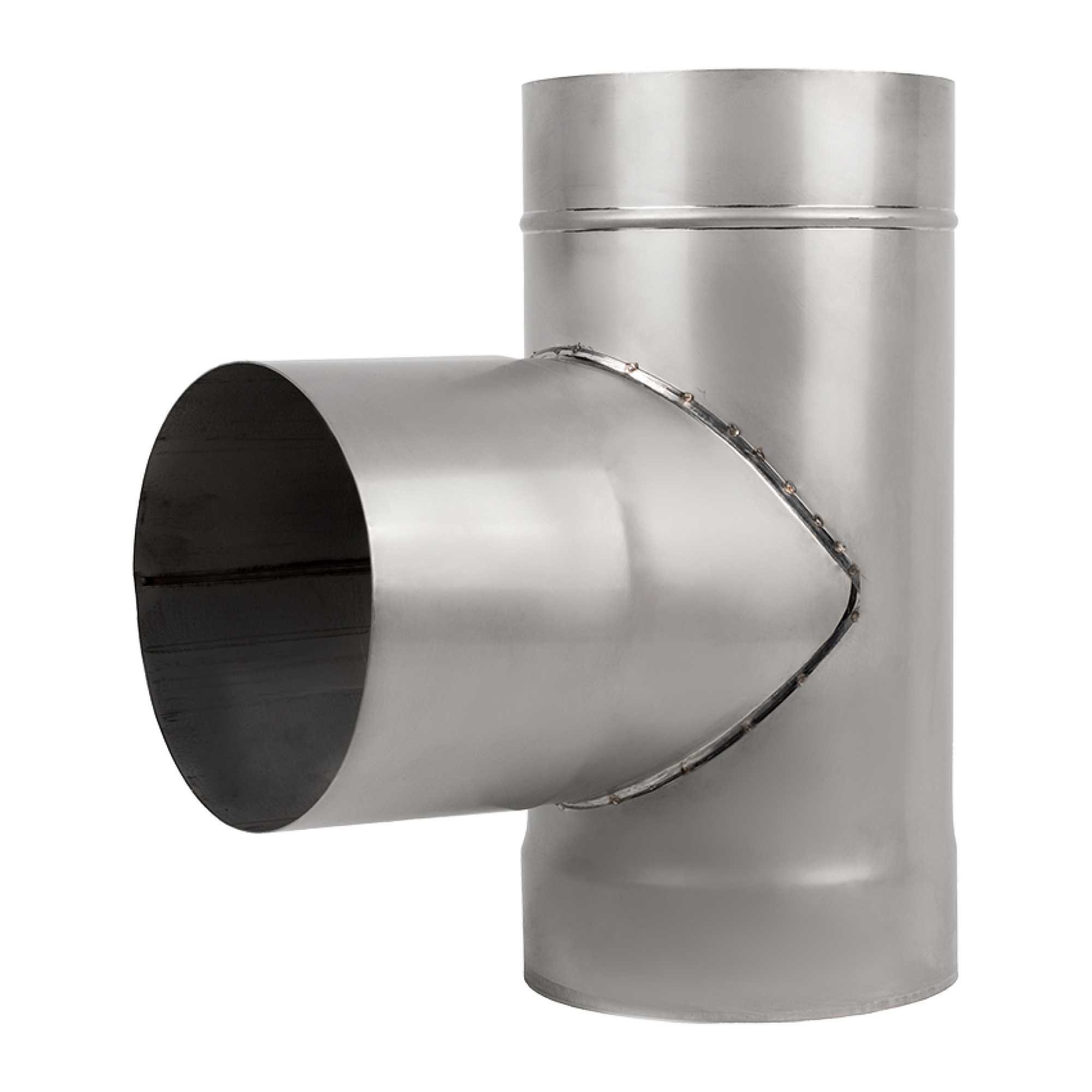 Трійник нержавіючий 90°, діаметр 160мм, товщина 0,8мм - Robinzon.ua