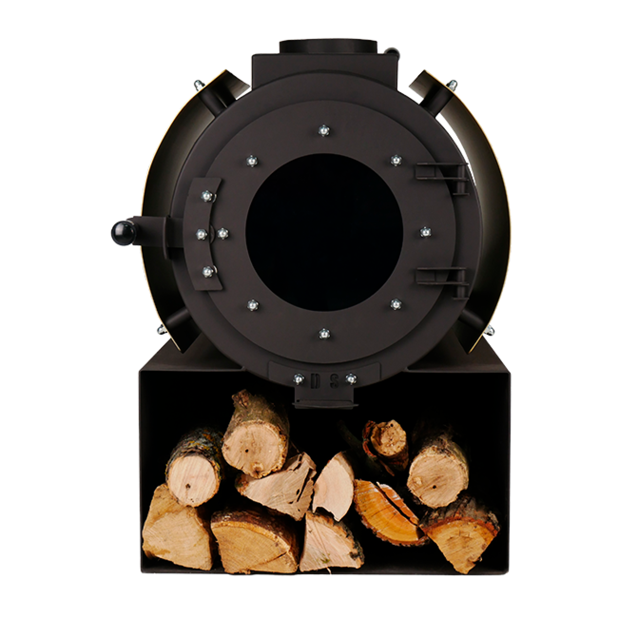 Піч дров'яна опалювальна DS Classic з варильною поверхнею + кожух срібний - 4 - Robinzon.ua