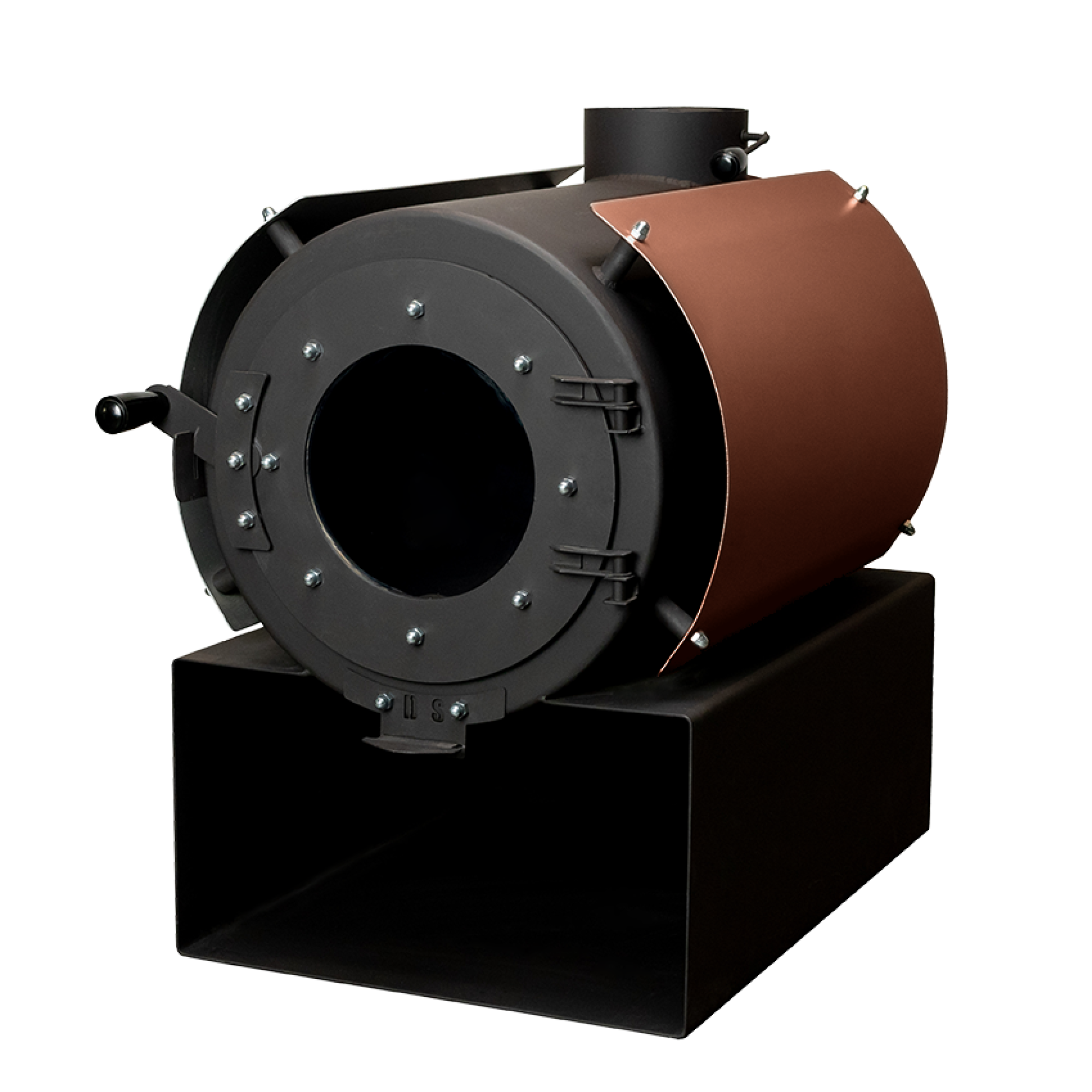 Піч дров'яна опалювальна DS Classic з кожухом мідний - Robinzon.ua