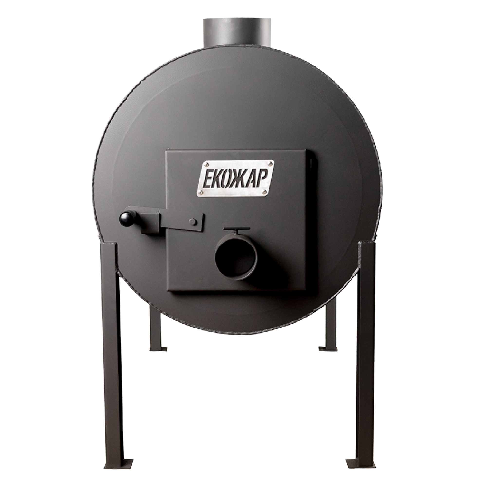 Дровяная печь буржуйка Экожар Про 700 вертикальная - 3 - Robinzon.ua