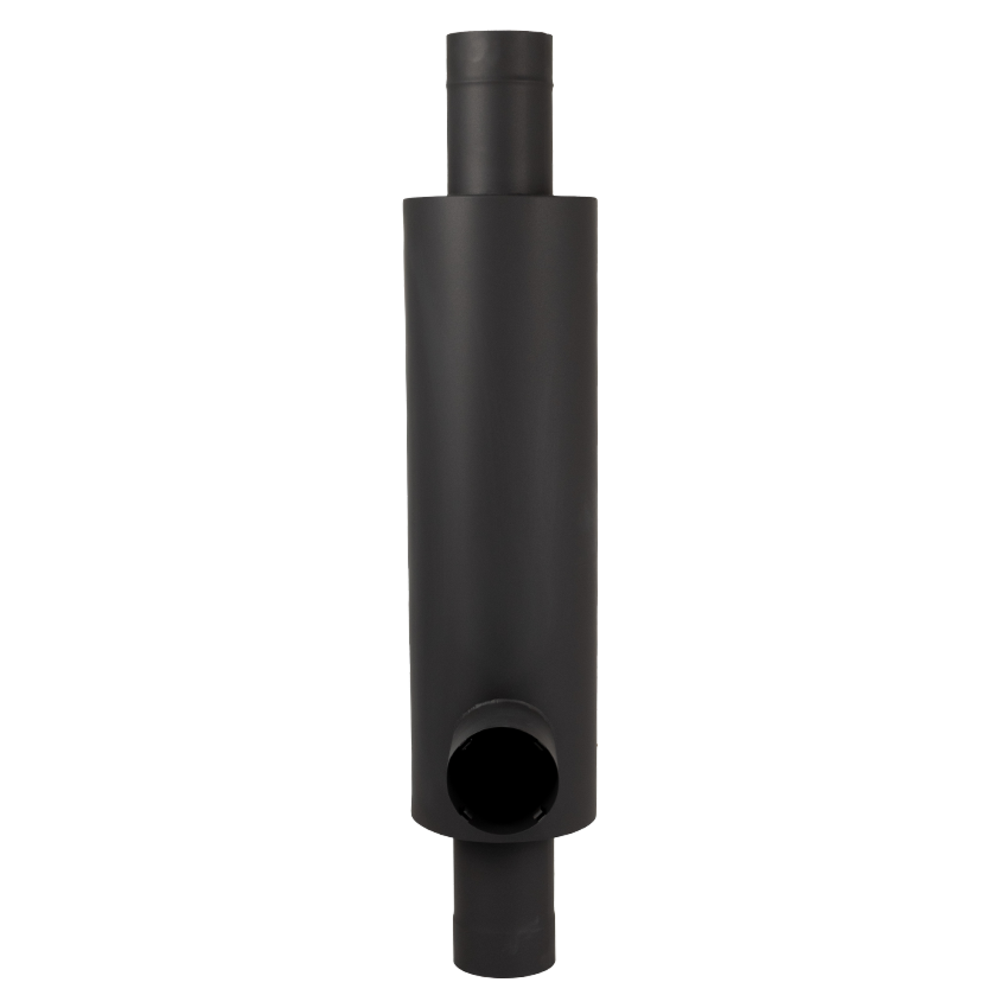 Теплообмінник з можливістю примусового обдуву н/ж пофарбований чорний 110мм - 3 - Robinzon.ua