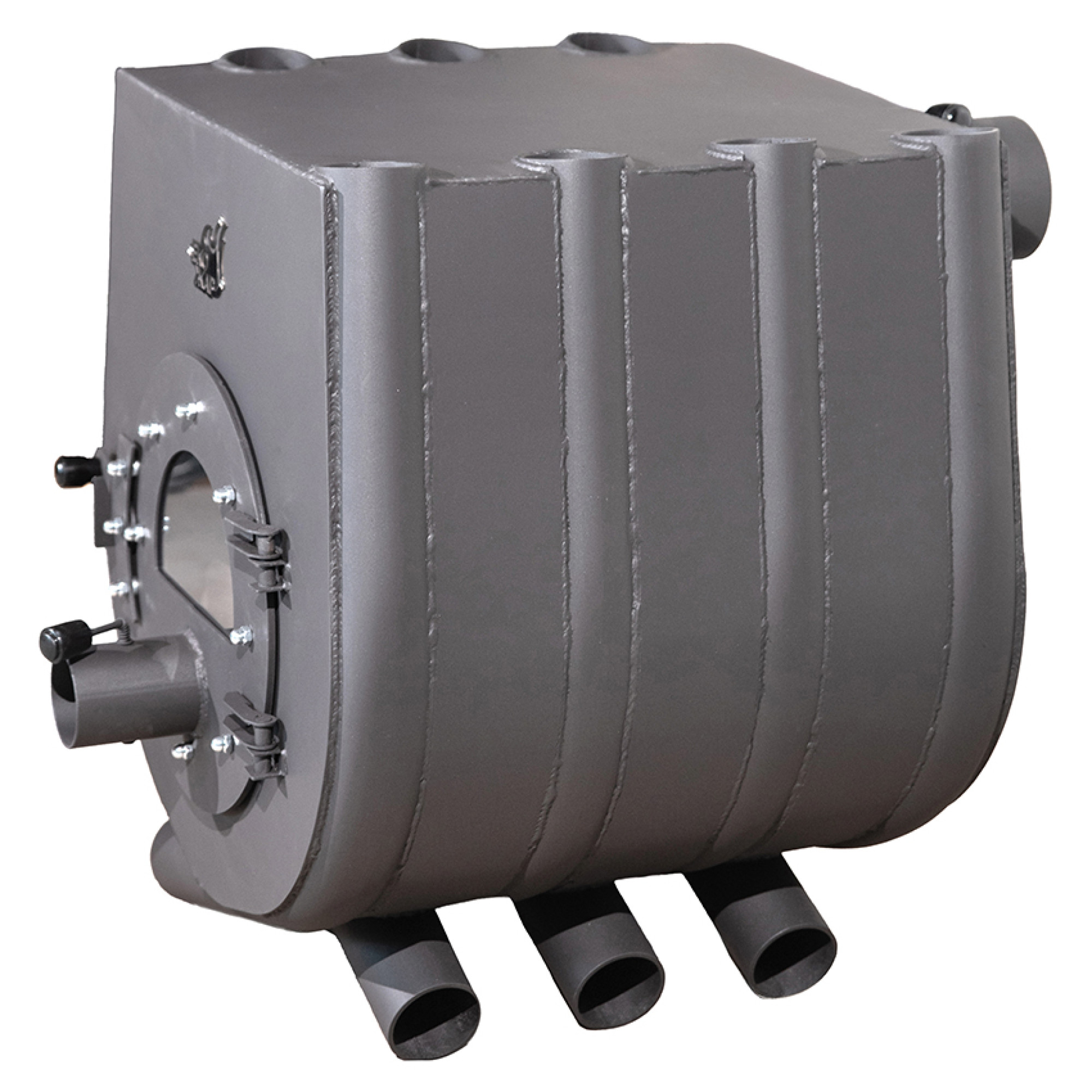 Булерьян тип 01 Экожар на 200 куб.м. с варочной поверхностью со стеклом - 1 - Robinzon.ua