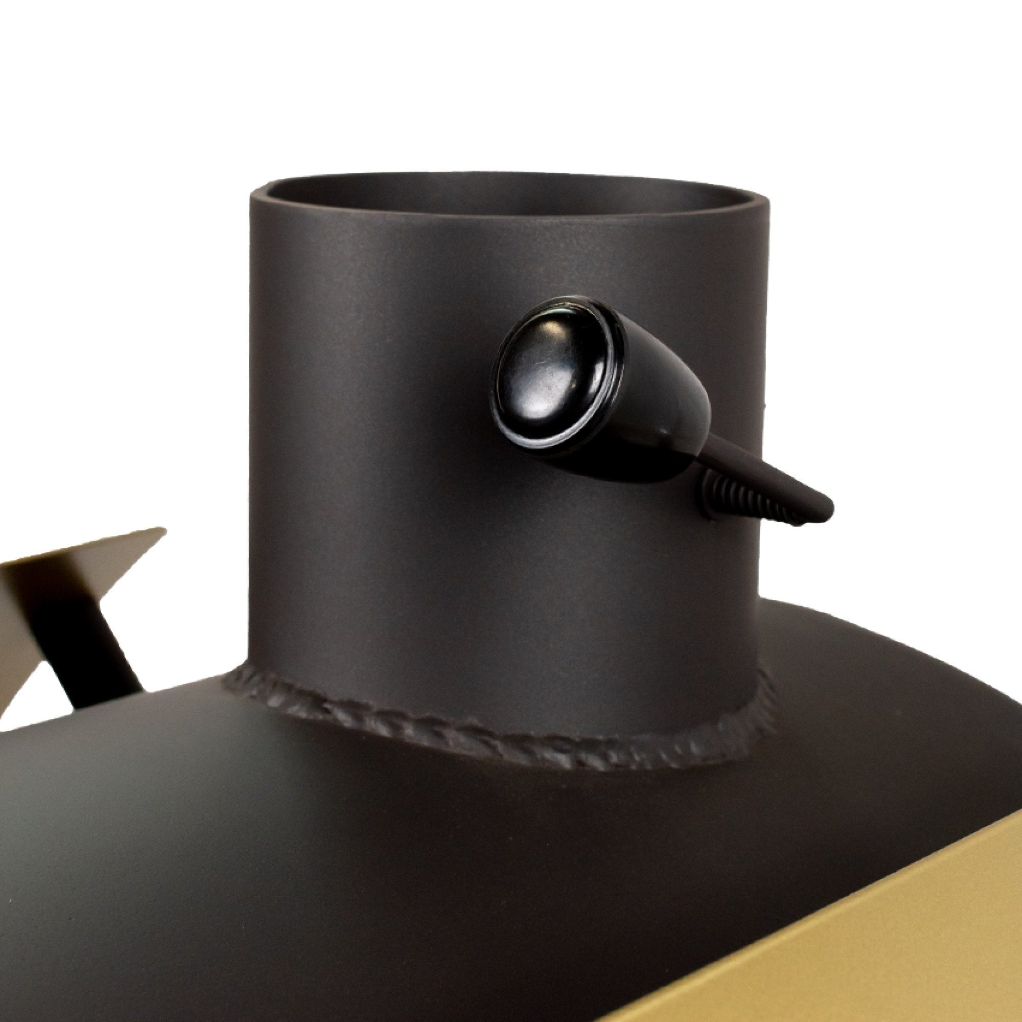 Печь дровяная отопительная DS Modern + золотой кожух - 1 - Robinzon.ua