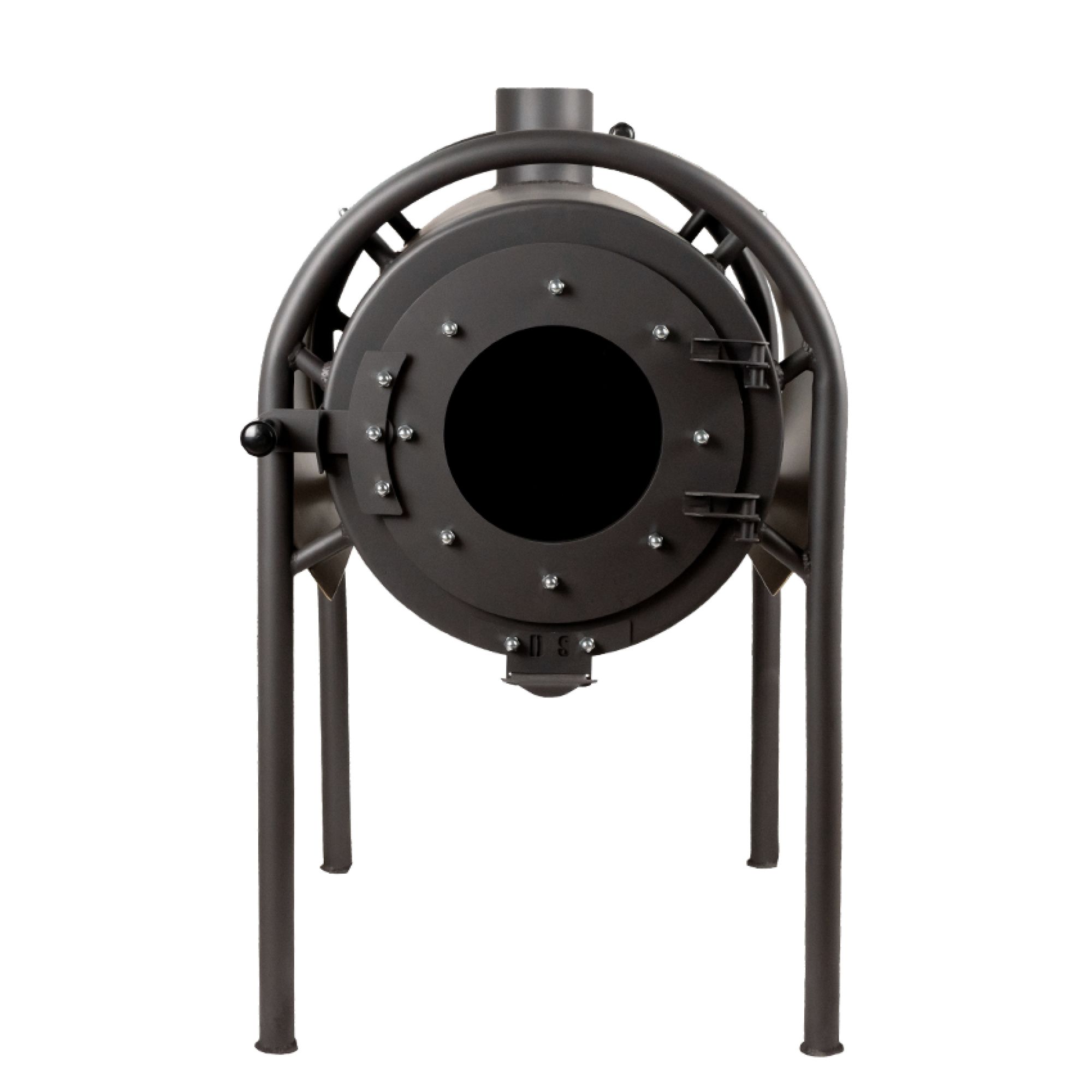 Піч дров'яна опалювальна DS Modern + срібний кожух - 4 - Robinzon.ua