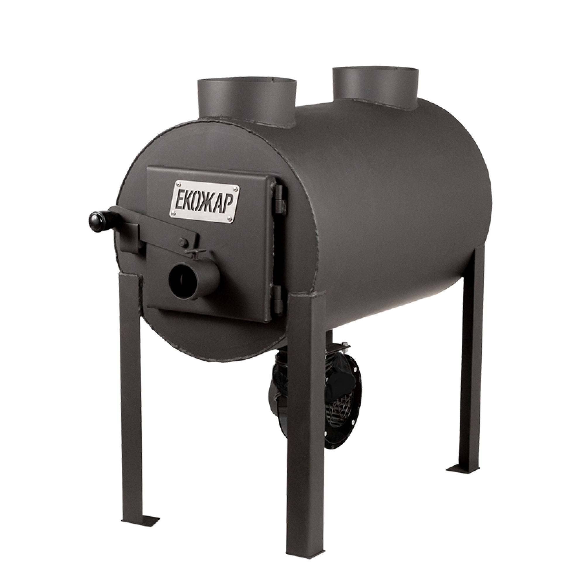 Дров'яна піч буржуйка Екожар Про 203 плюс з вбудованим вентилятором - Robinzon.ua