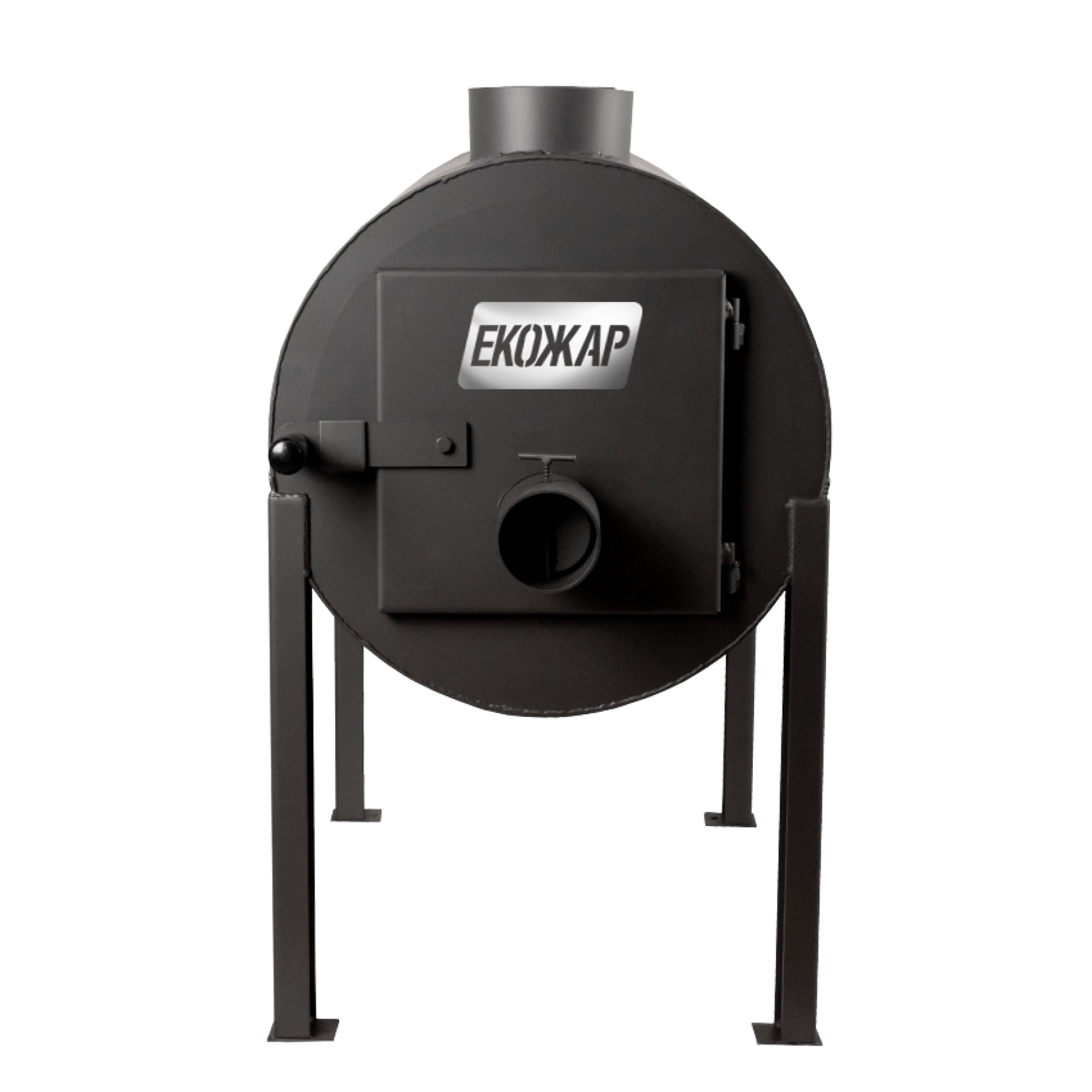 Дров'яна піч буржуйка Екожар Про 350 вертикальна - 2 - Robinzon.ua
