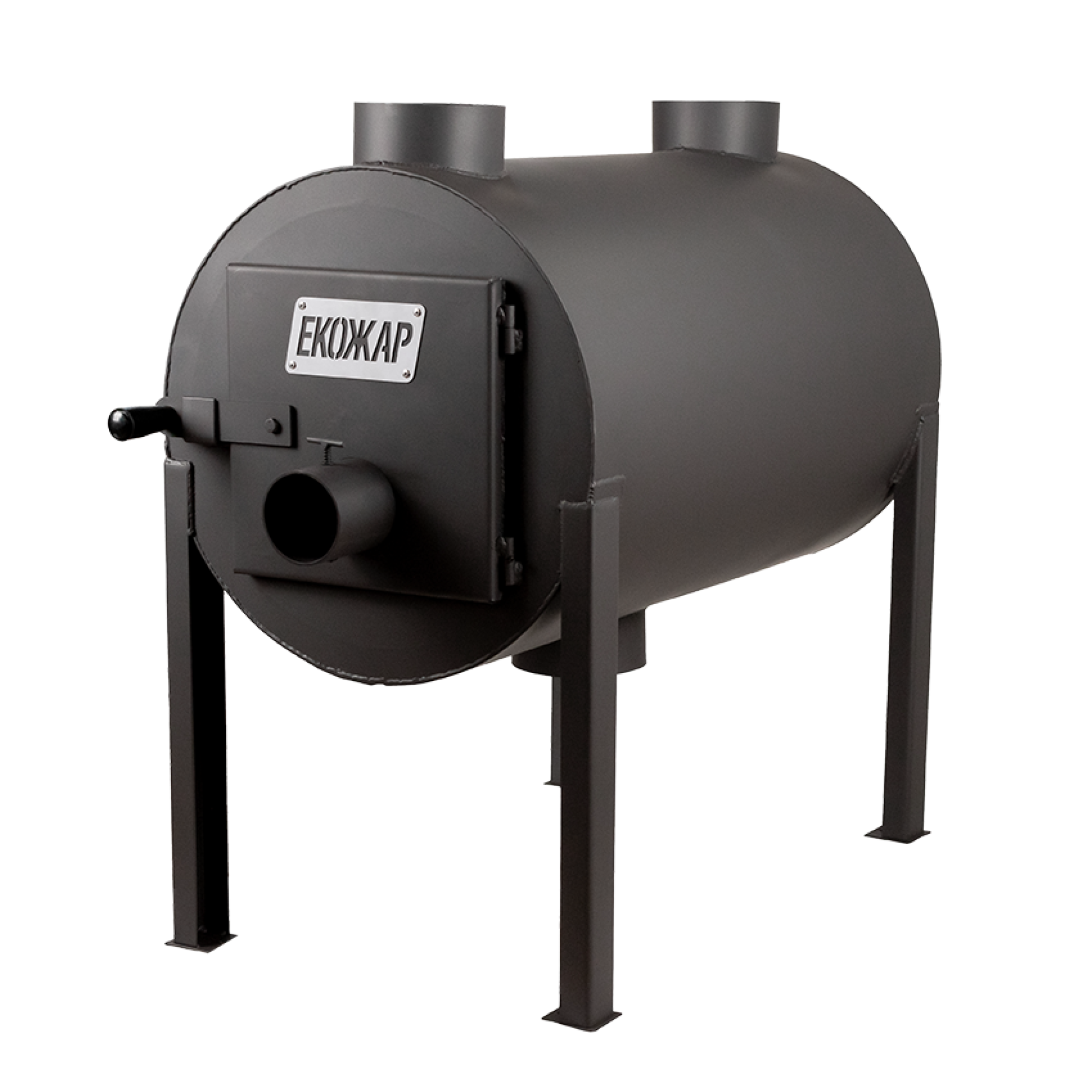 Дров'яна піч буржуйка Екожар Про 350 вертикальна - Robinzon.ua