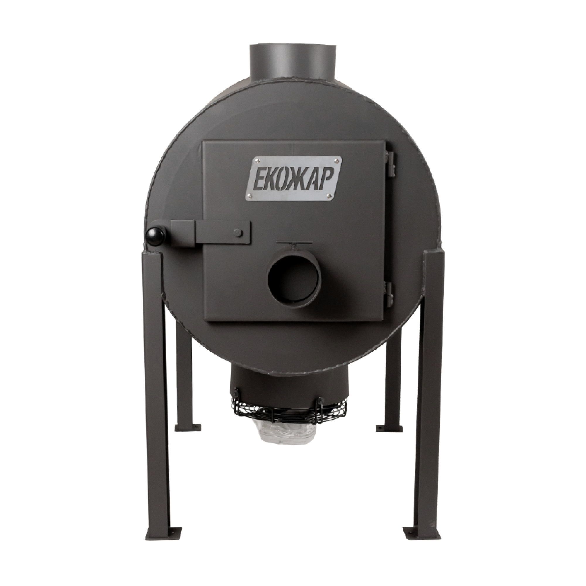 Дров'яна піч буржуйка Екожар Про 350 плюс комплект з вентилятором - 4 - Robinzon.ua