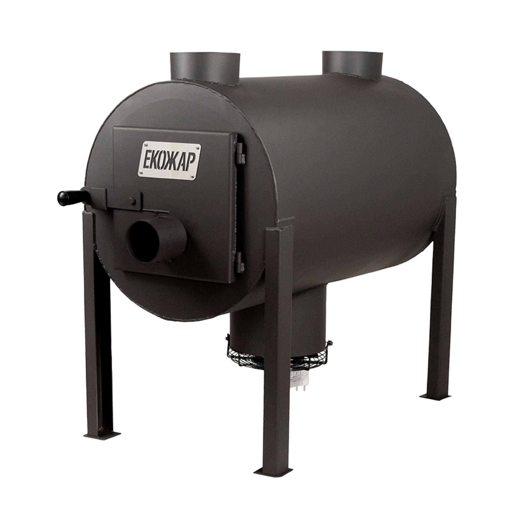 Дров'яна піч буржуйка Екожар Про 350 плюс комплект з вентилятором - Robinzon.ua