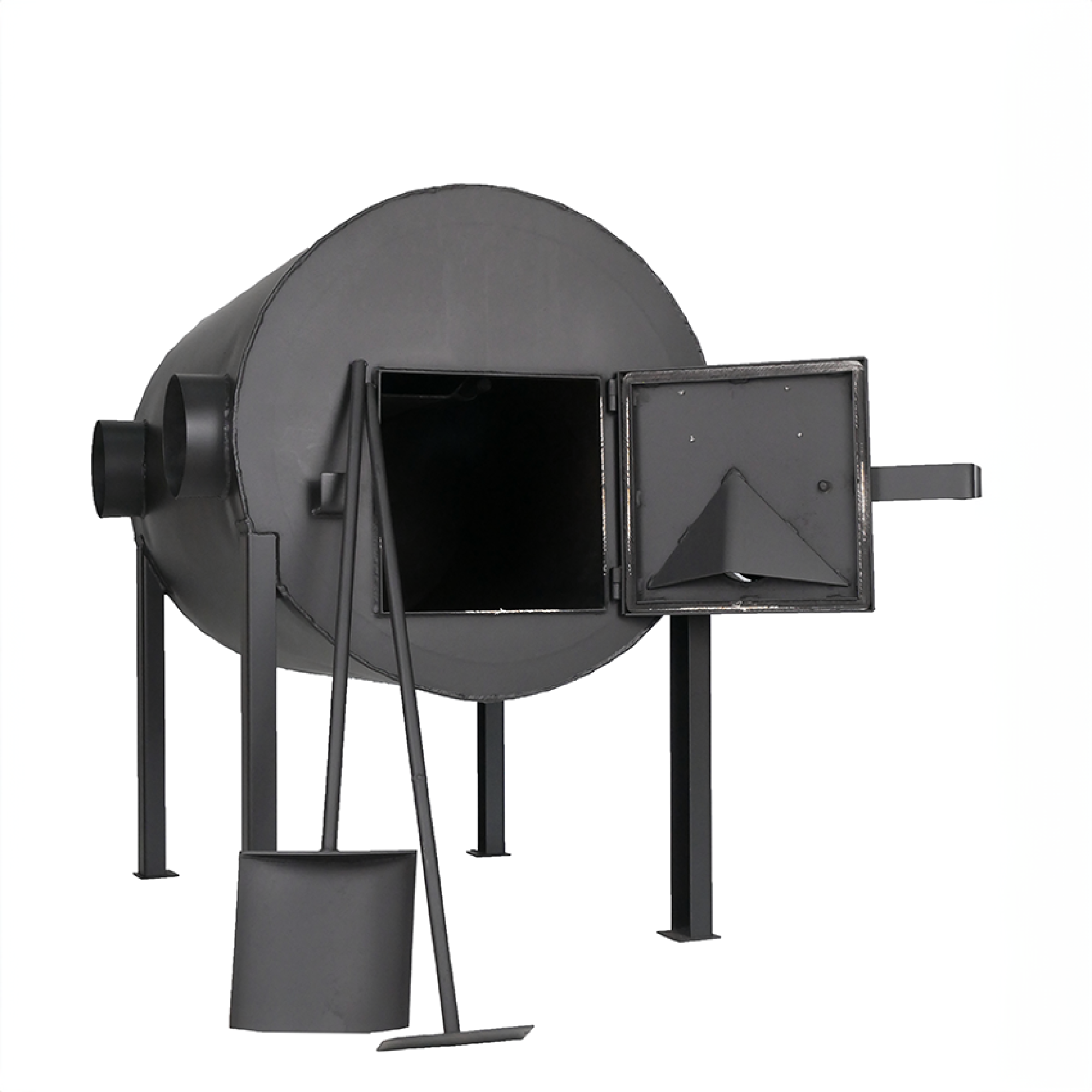 Дровяная печь буржуйка Экожар Про 500 горизонтальная - 6 - Robinzon.ua